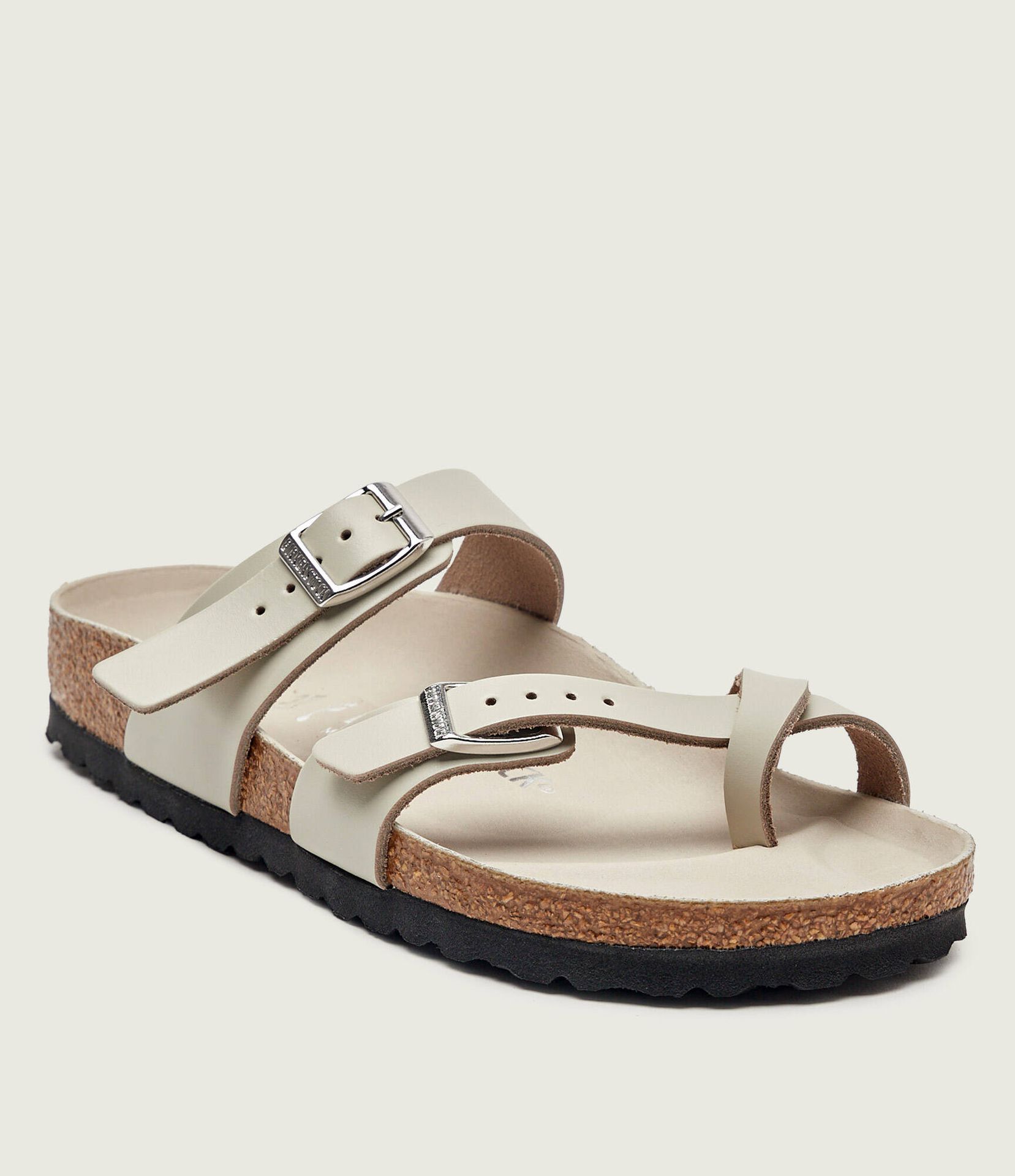 Birkenstock Skórzane klapki Mayari LENA narrow fit
