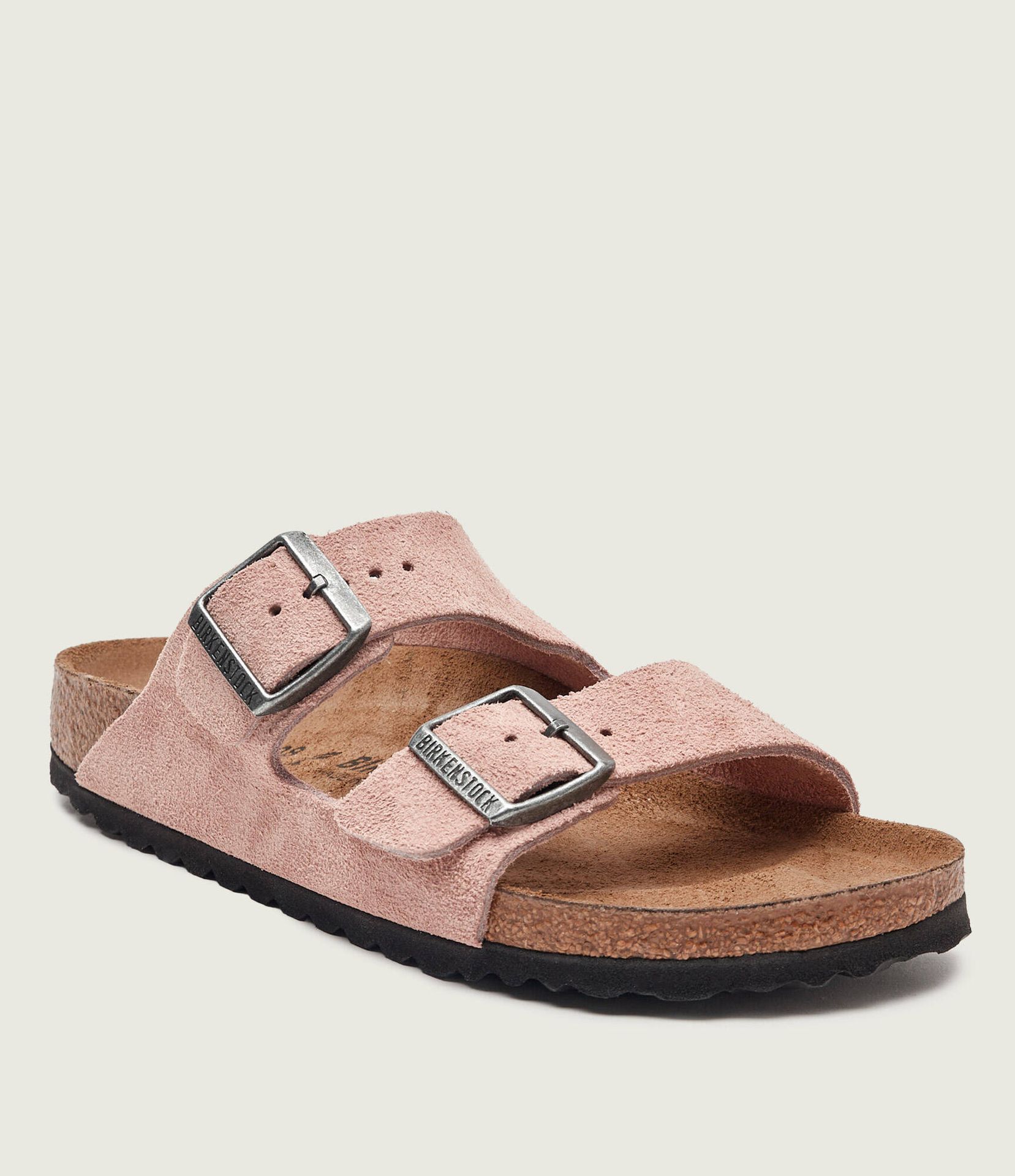 Birkenstock Klapki Arizona LEVE| narrow fit zamsz