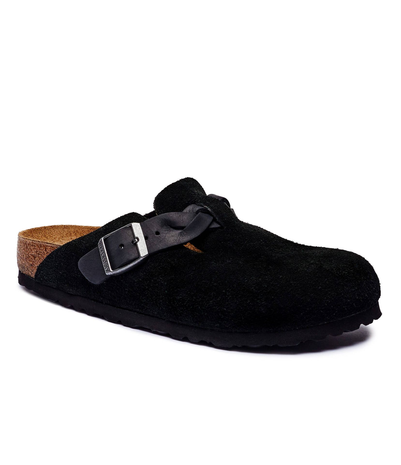 Birkenstock Mule Boston Braided narrow fit zamsz