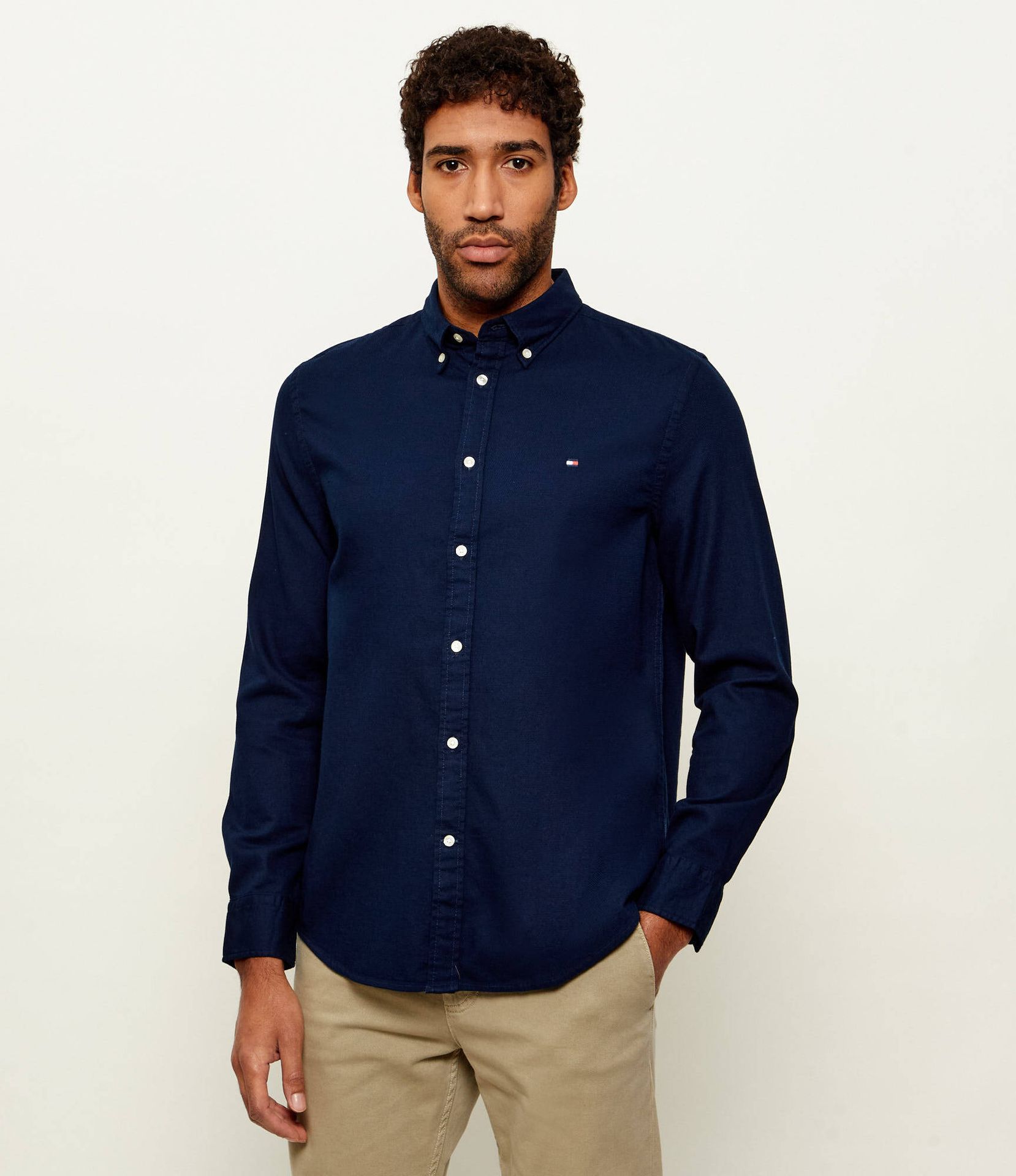 Tommy Hilfiger Koszula DOBBY Slim Fit