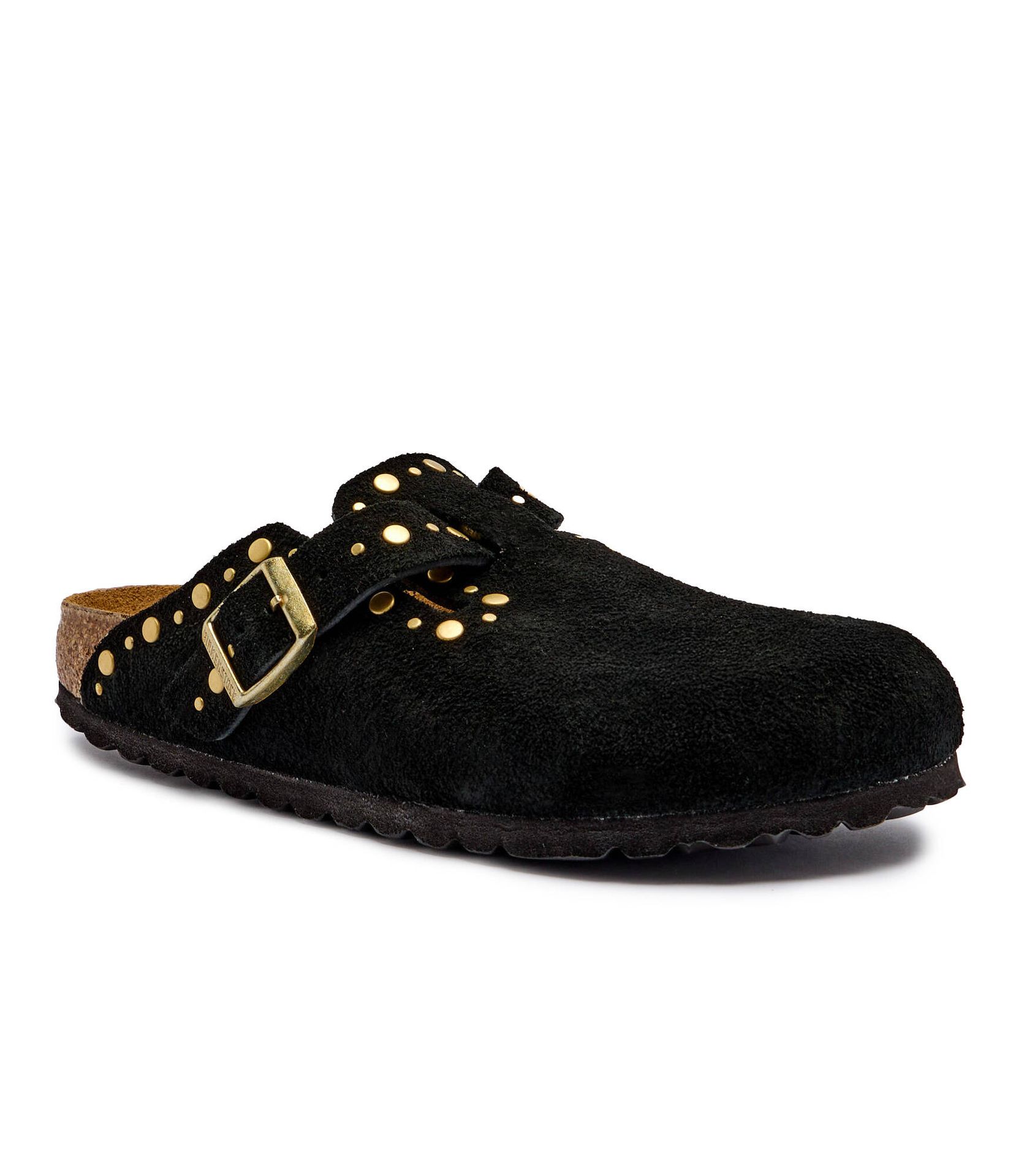 Birkenstock Mule Boston Rivet LEVE narrow fit zamsz