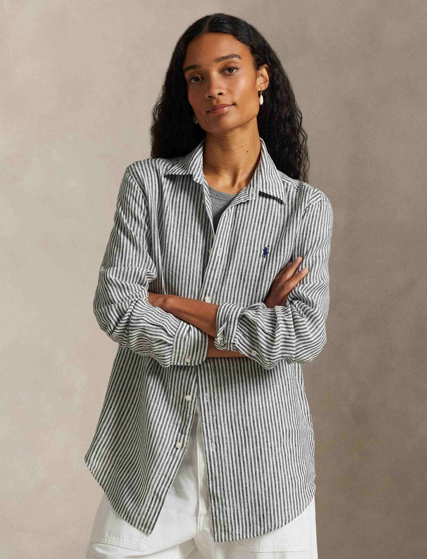 POLO RALPH LAUREN Lniana koszula Classic fit