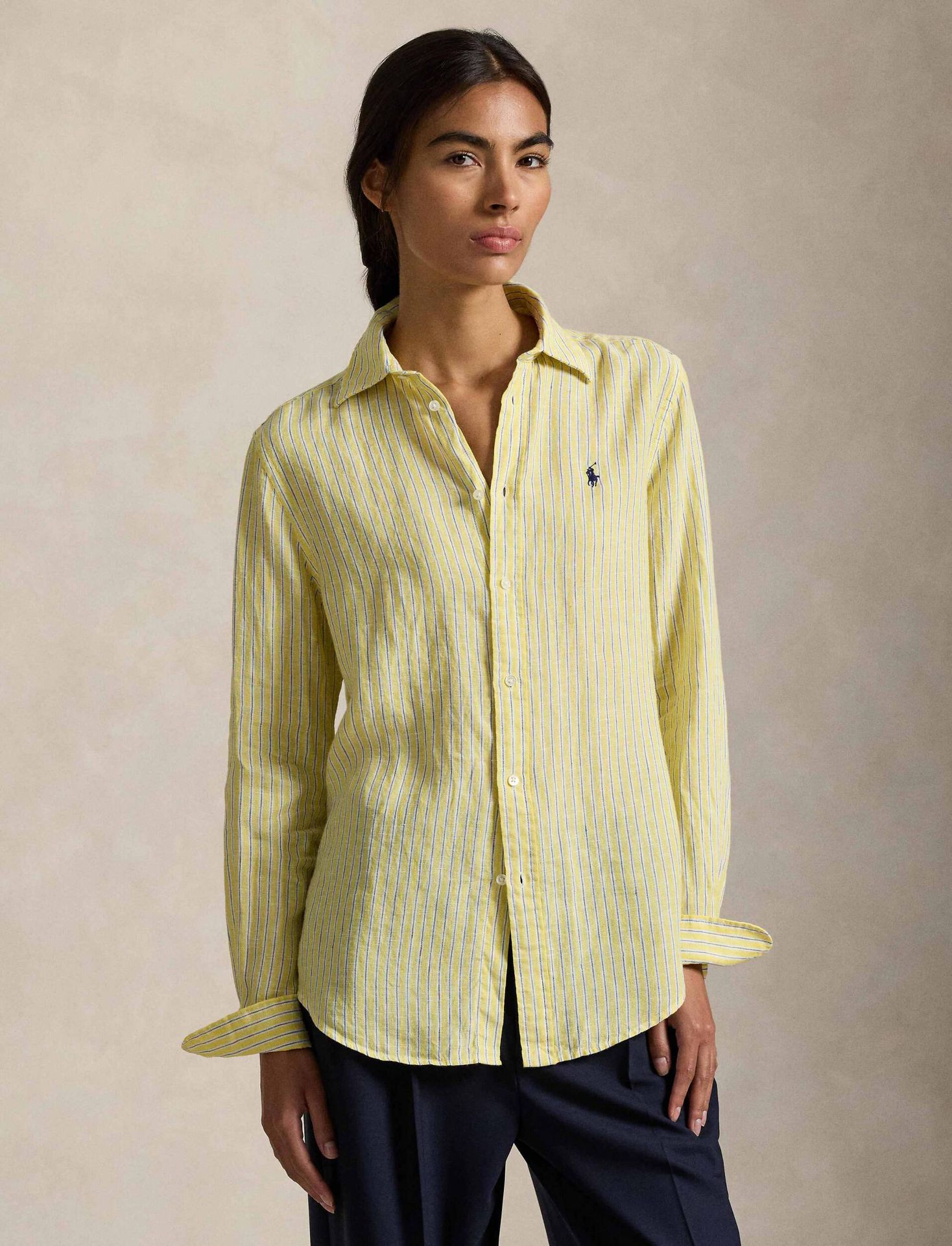 POLO RALPH LAUREN Lniana koszula Classic fit
