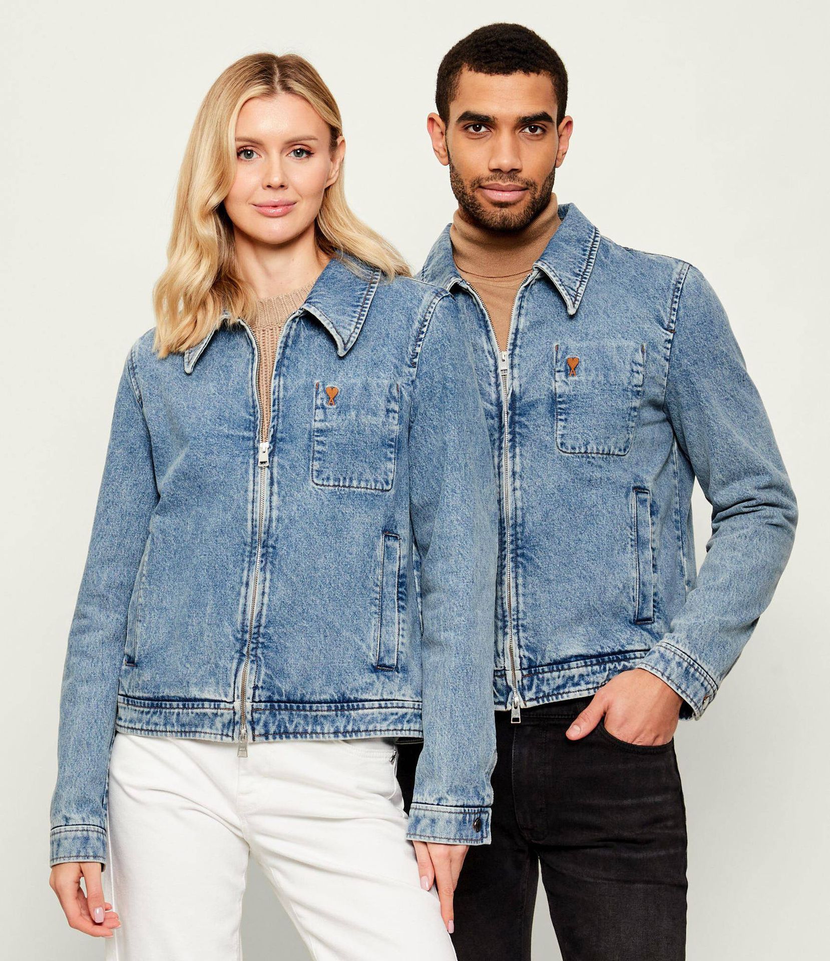 AMI Paris Kurtka jeansowa Regular Fit
