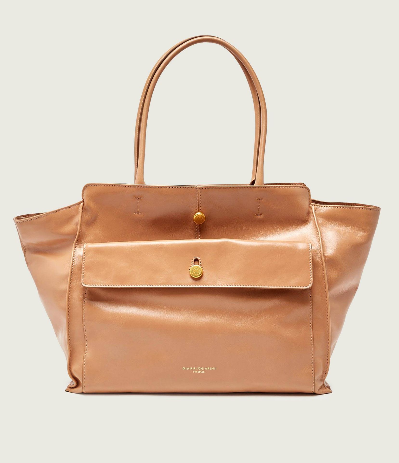 GIANNI CHIARINI Skórzana shopperka CHER