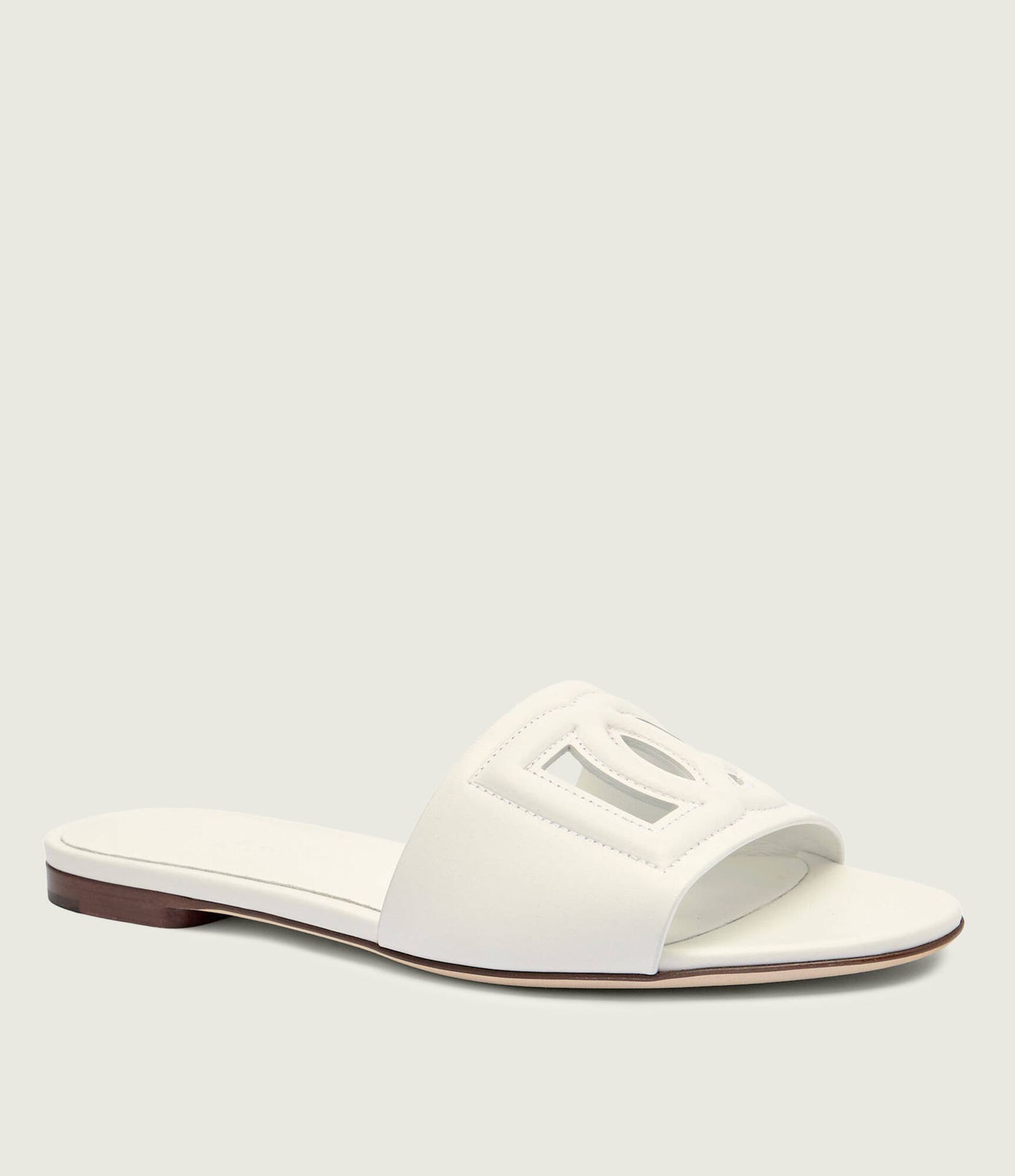 Dolce & Gabbana Skórzane klapki