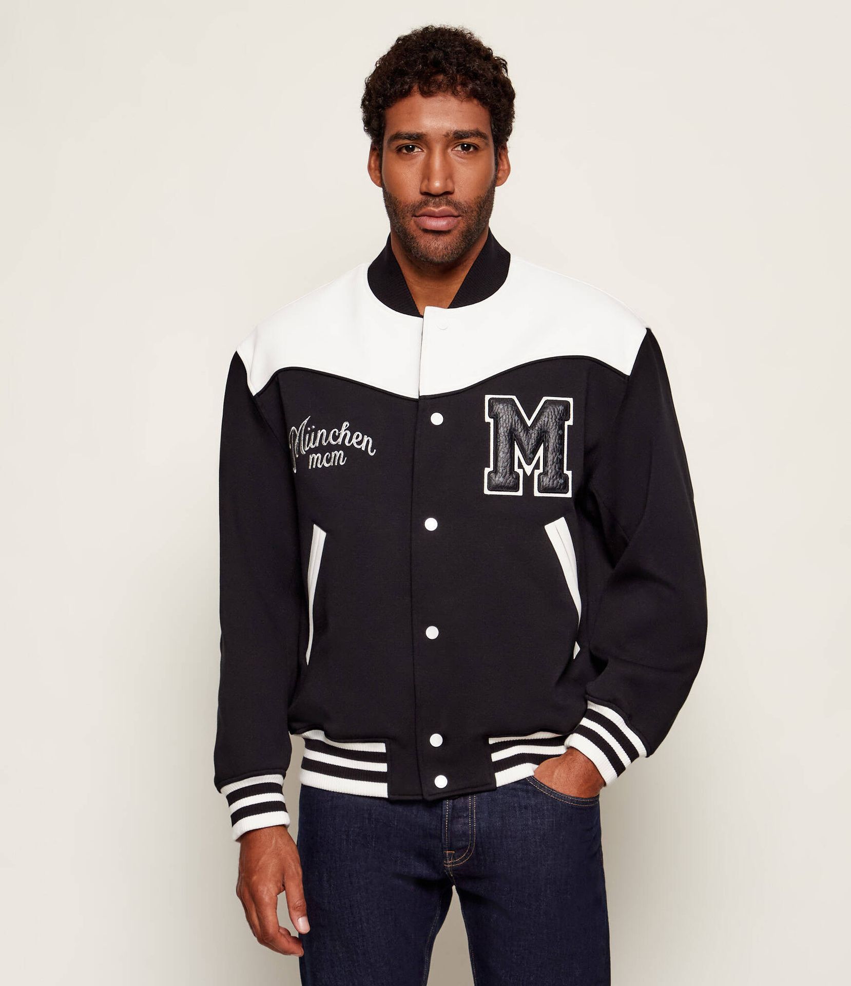 MCM Kurtka bomber München Varsity Loose fit