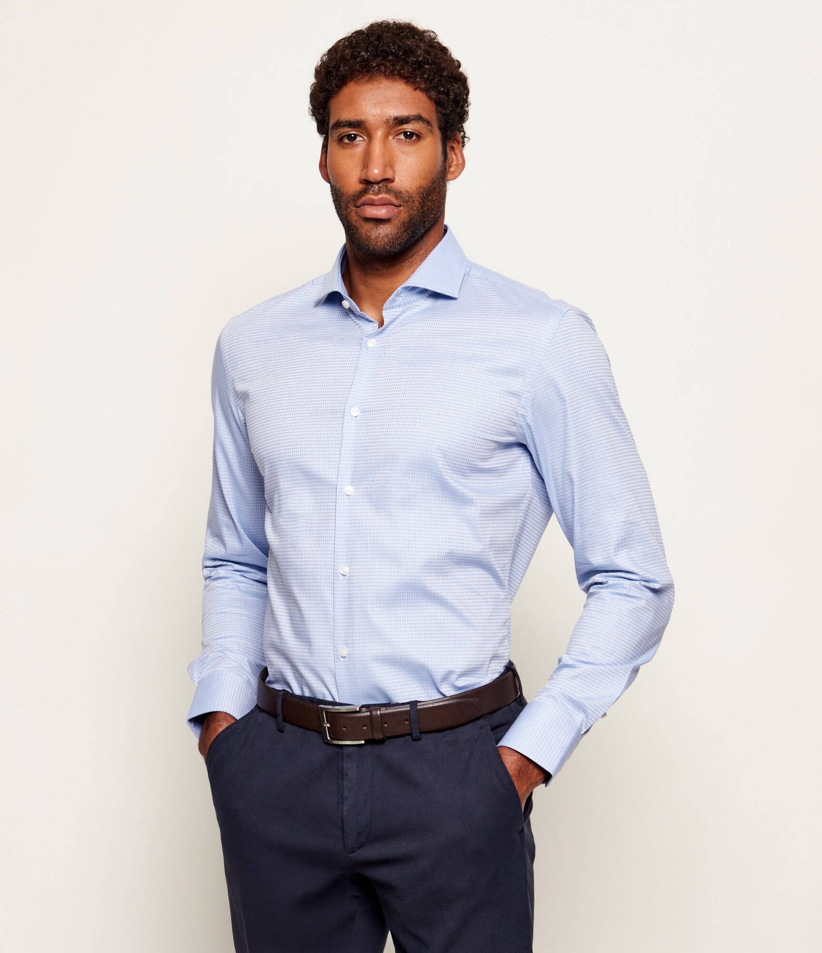 BOSS BLACK Koszula H-HANK-SP-C1-261 Slim Fit easy iron