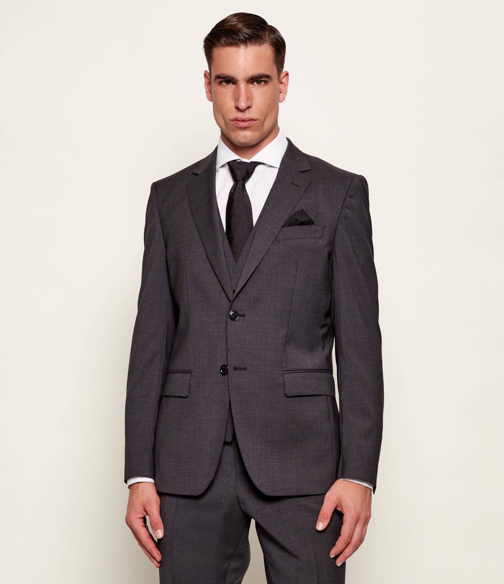BOSS BLACK Wełniana marynarka H-Huge-S-MM-251 Slim Fit