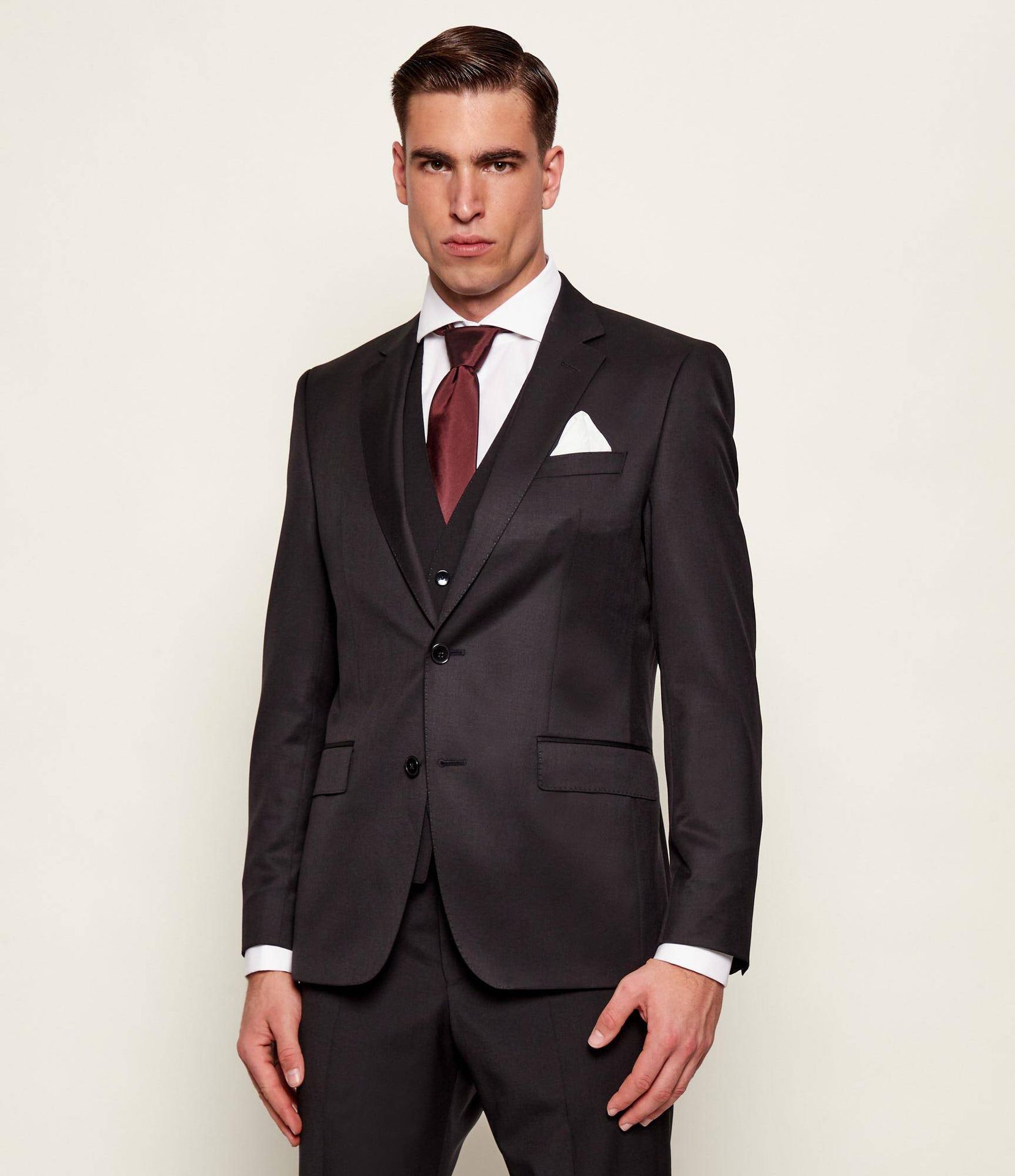 BOSS BLACK Wełniana marynarka Slim Fit