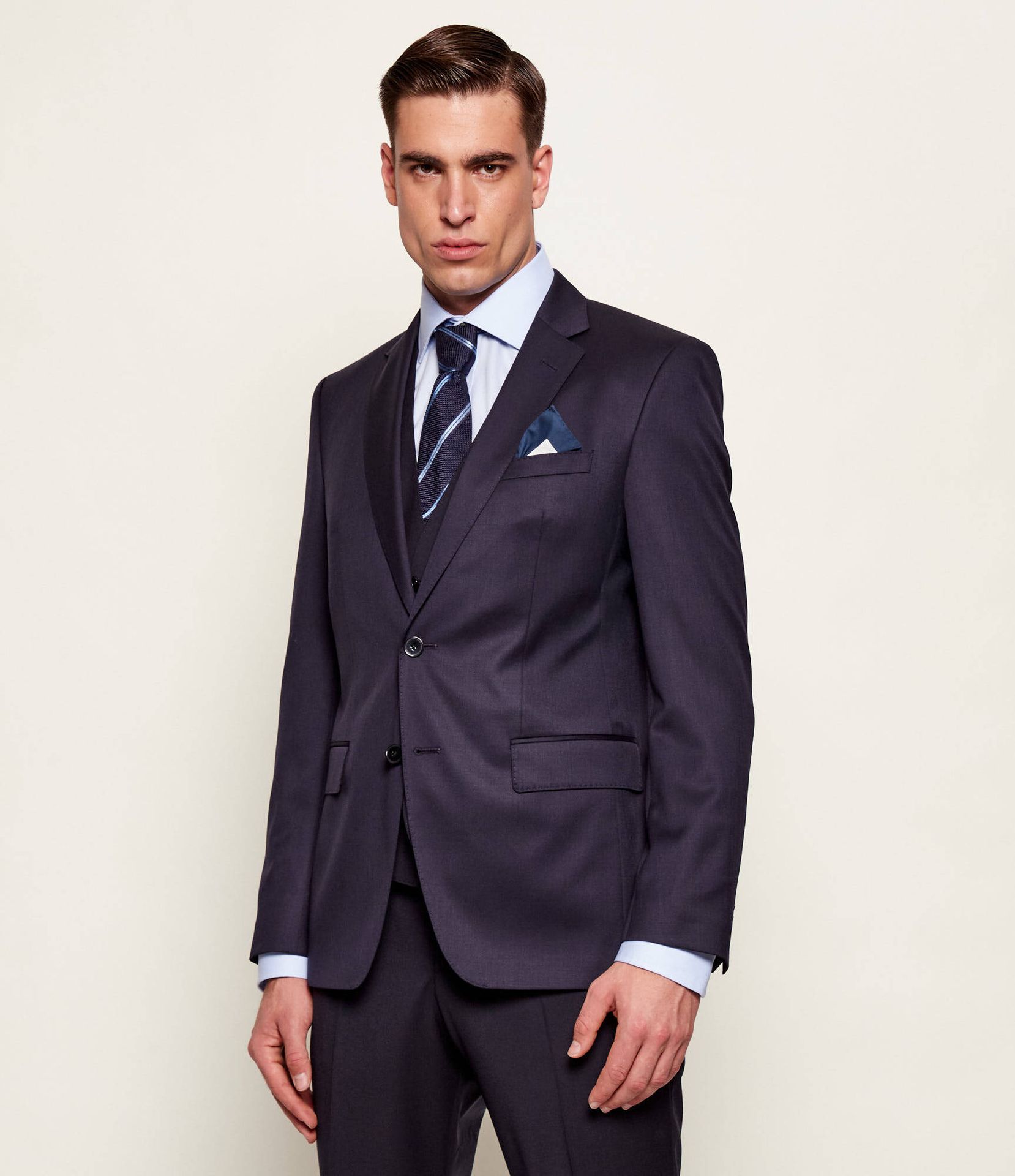 BOSS BLACK Wełniana marynarka Slim Fit