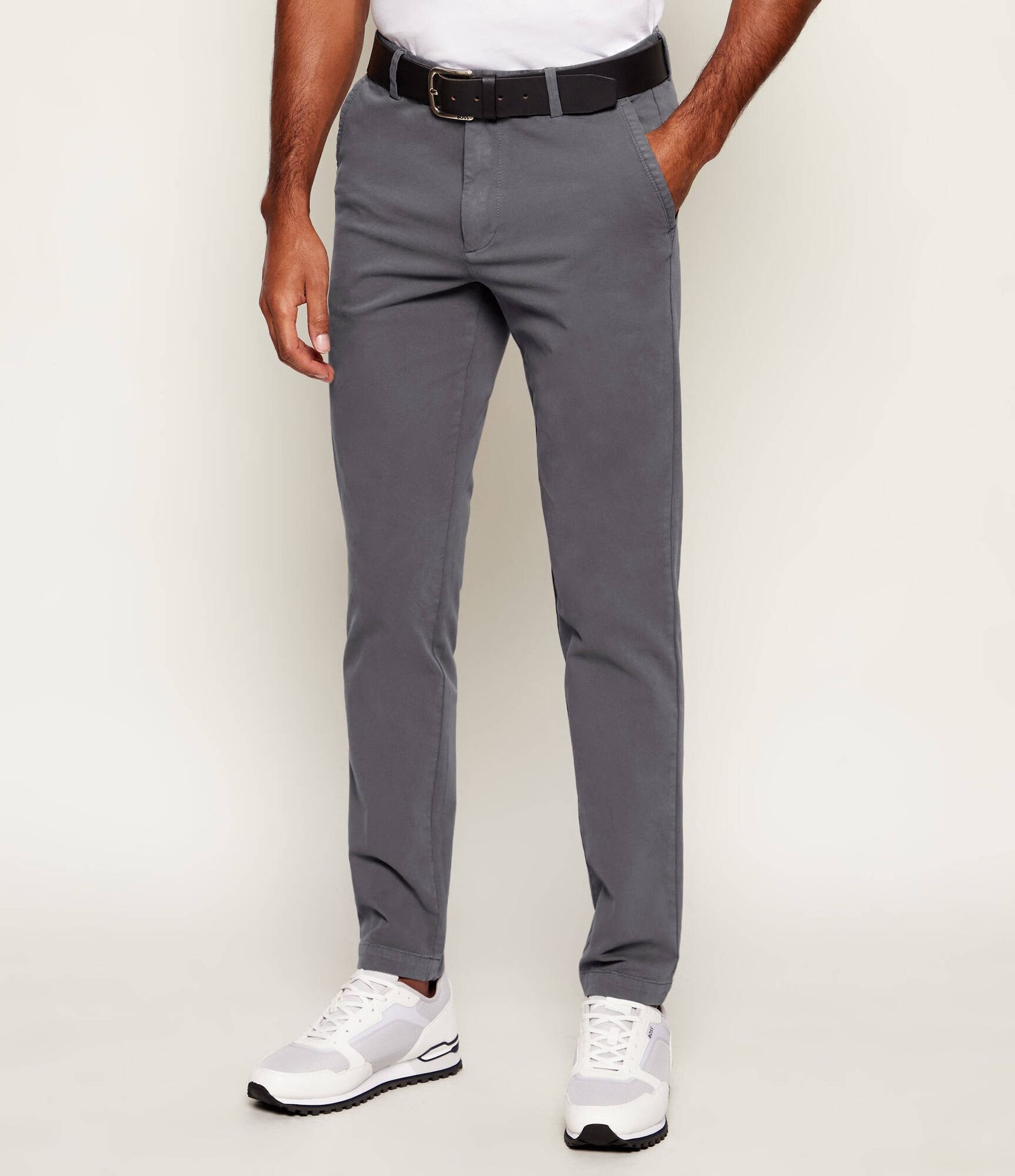 BOSS BLACK Spodnie chino H-Kaiton1 Slim Fit