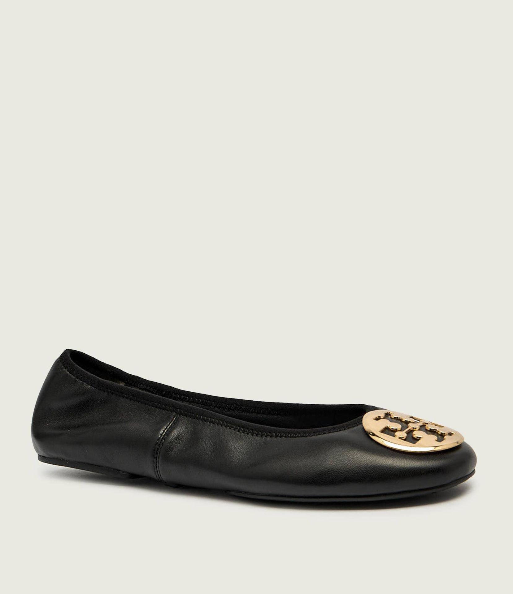 TORY BURCH Skórzane baleriny MINNIE TRAVEL BALLET