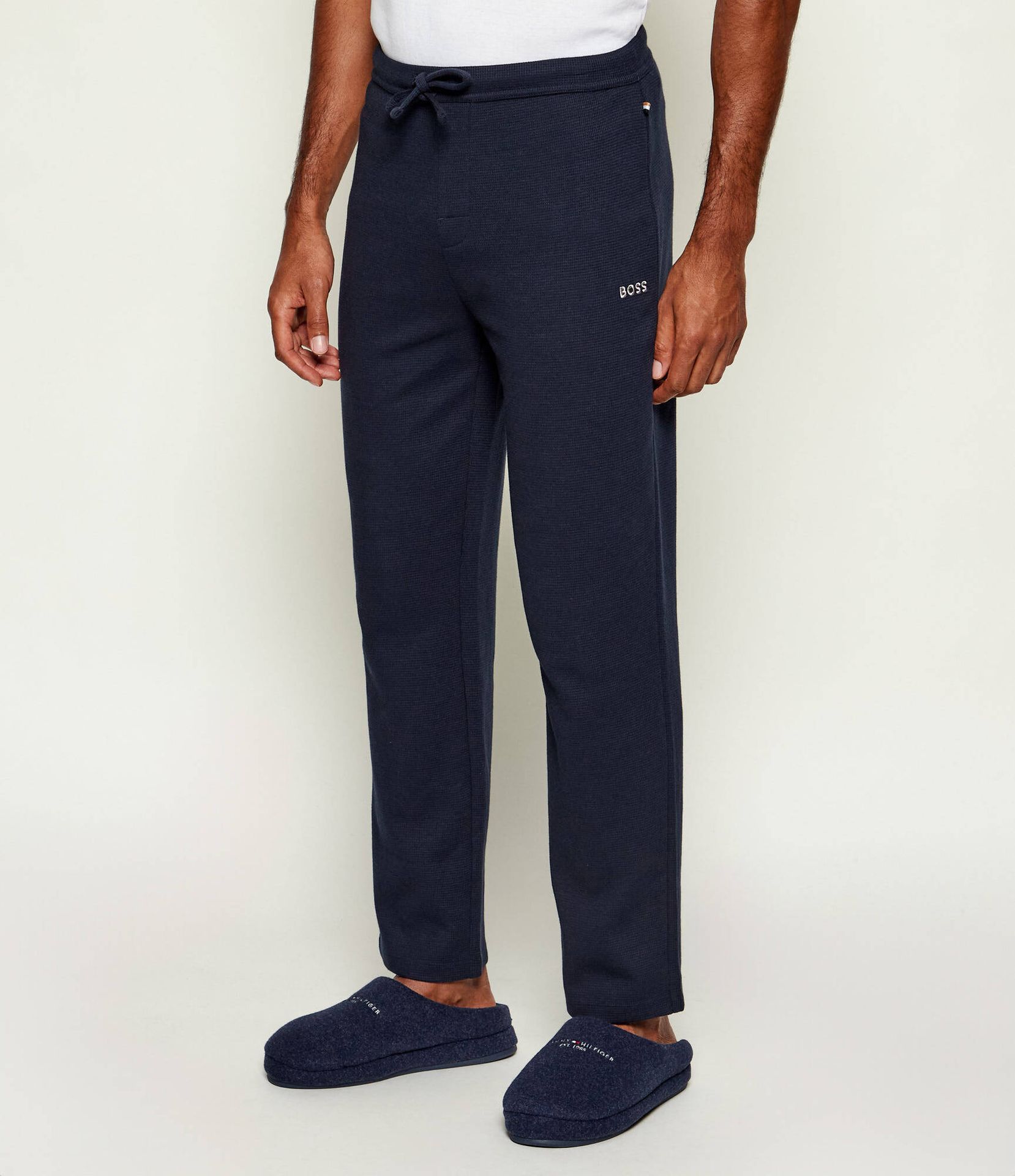 BOSS BLACK Spodnie od piżamy Waffle Regular Fit