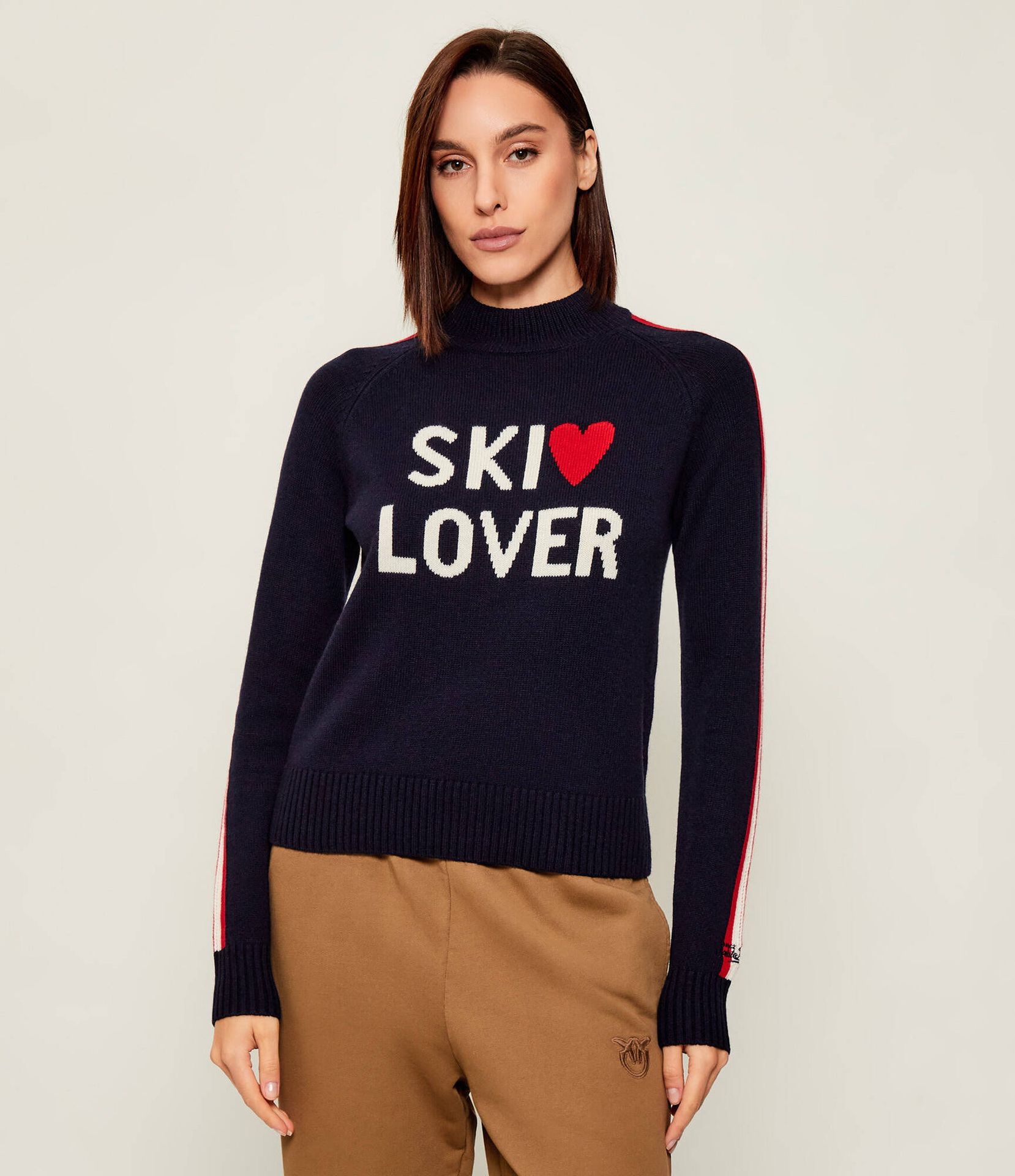 ST.Barth Półgolf PEAK Regular Fit z dodatkiem wełny i kaszmiru