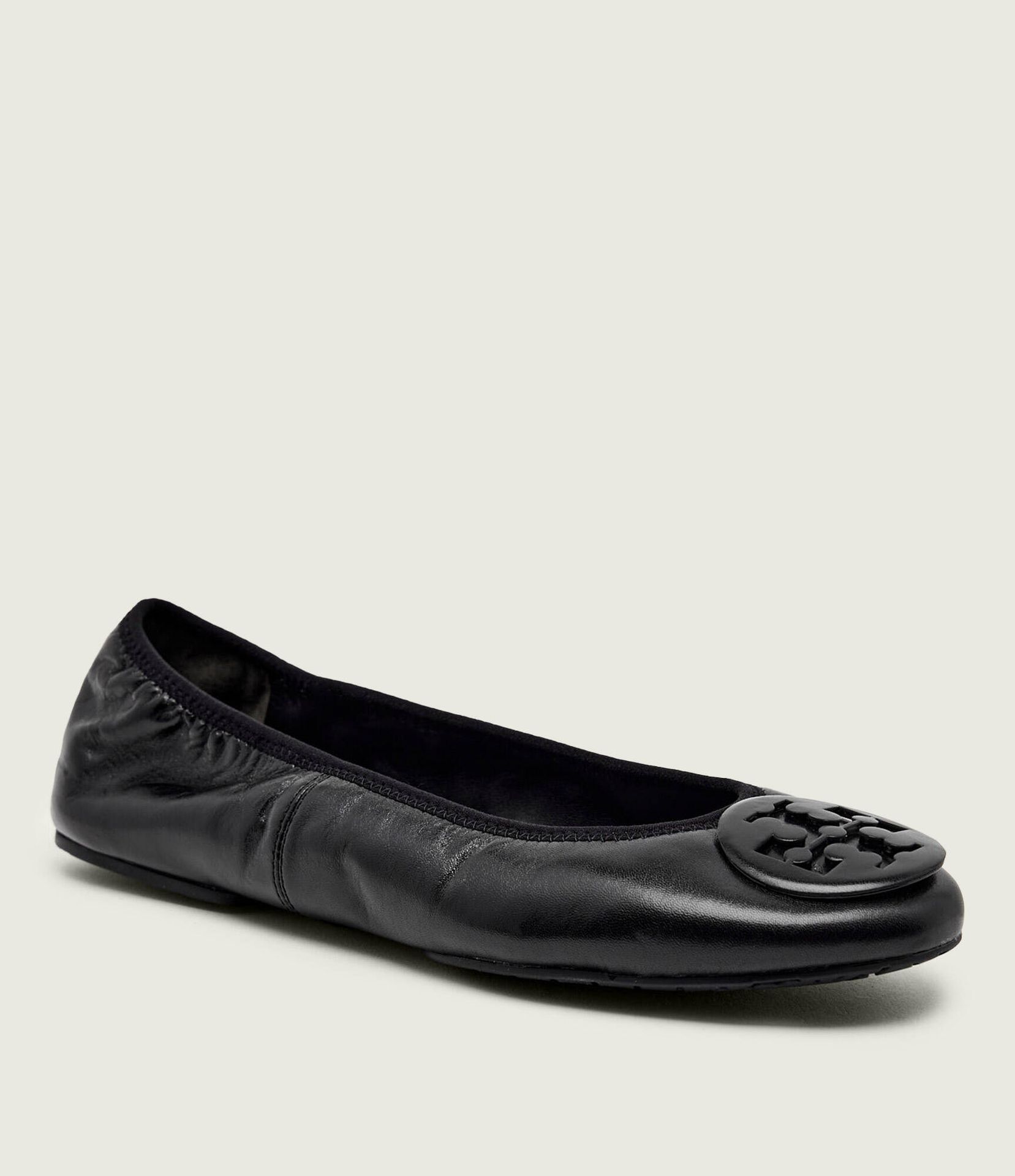 TORY BURCH Skórzane baleriny MINNIE TRAVEL