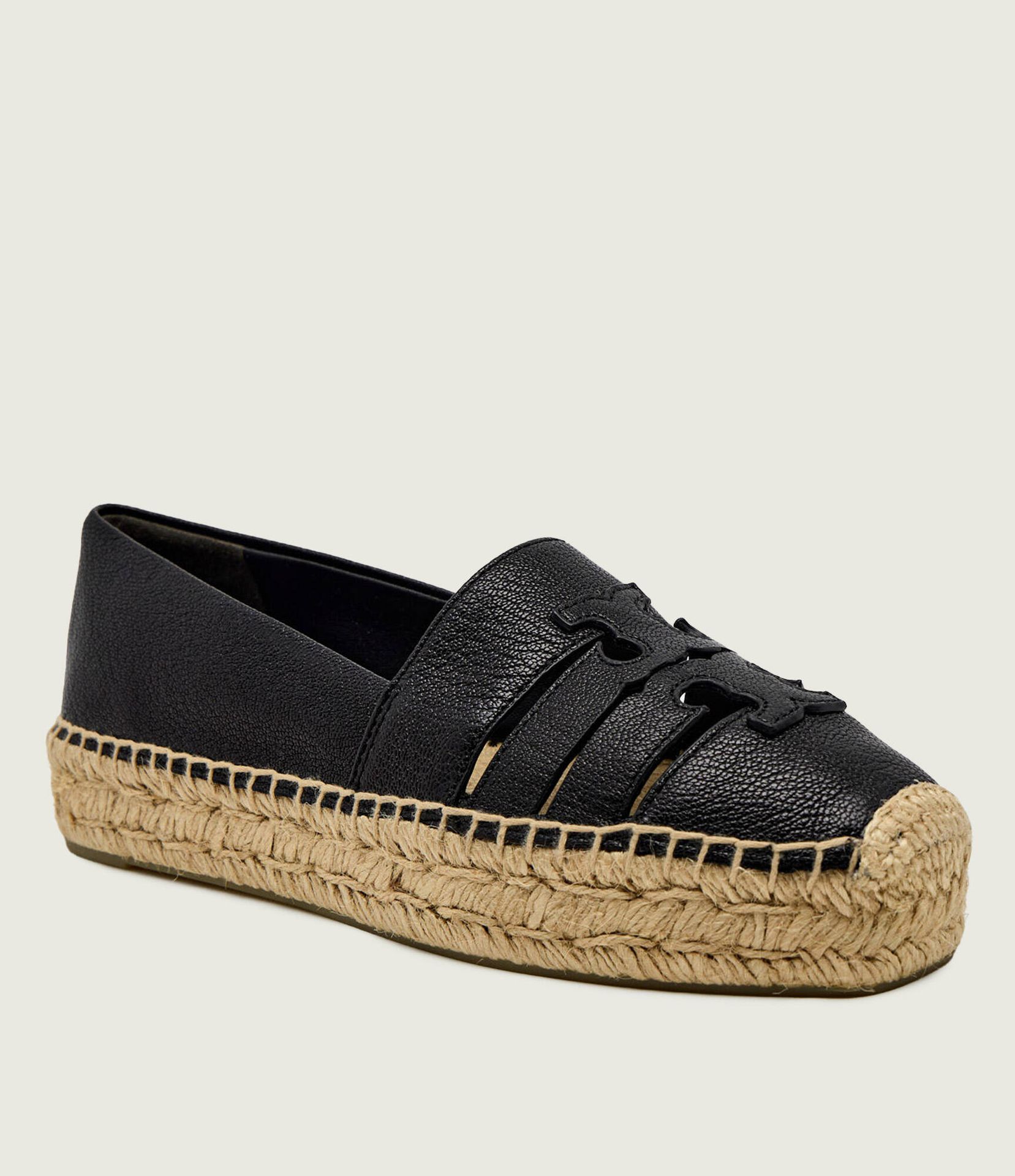 TORY BURCH Skórzane espadryle INES
