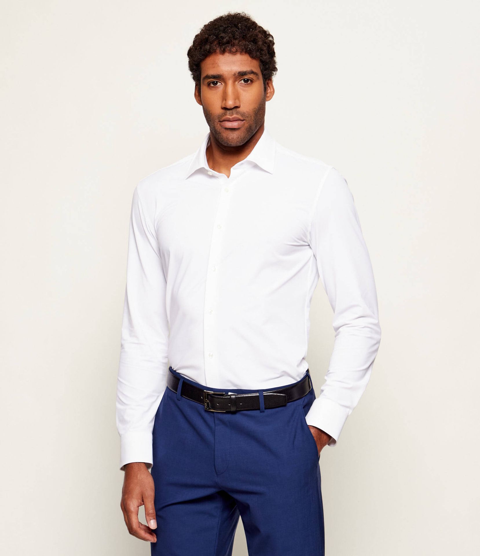 BOSS BLACK Koszula P-HANK-K-261 Slim Fit stretch