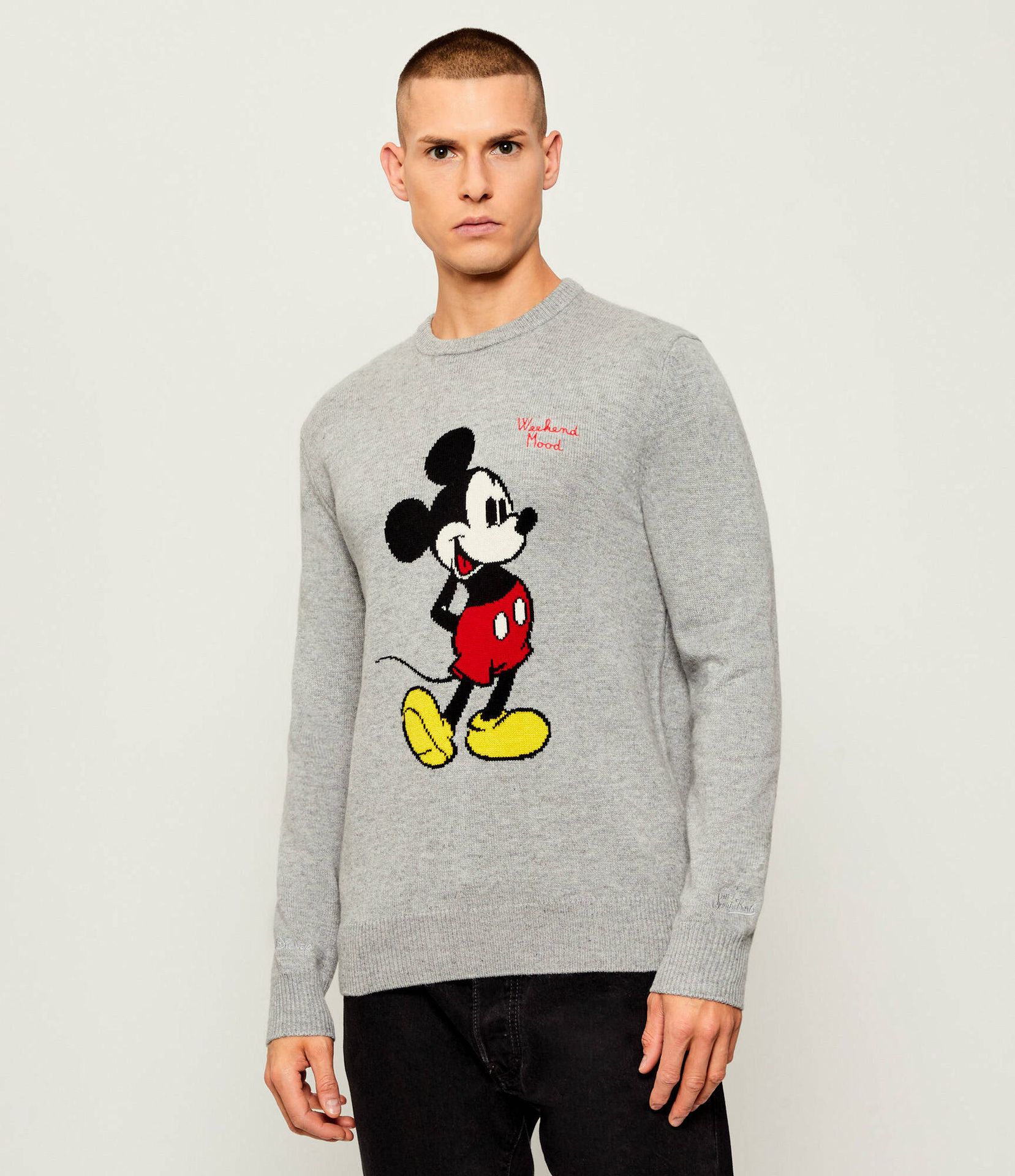 ST.Barth Sweter Heron ST. BARTH X DISNEY Regular Fit z dodatkiem wełny i kaszmiru