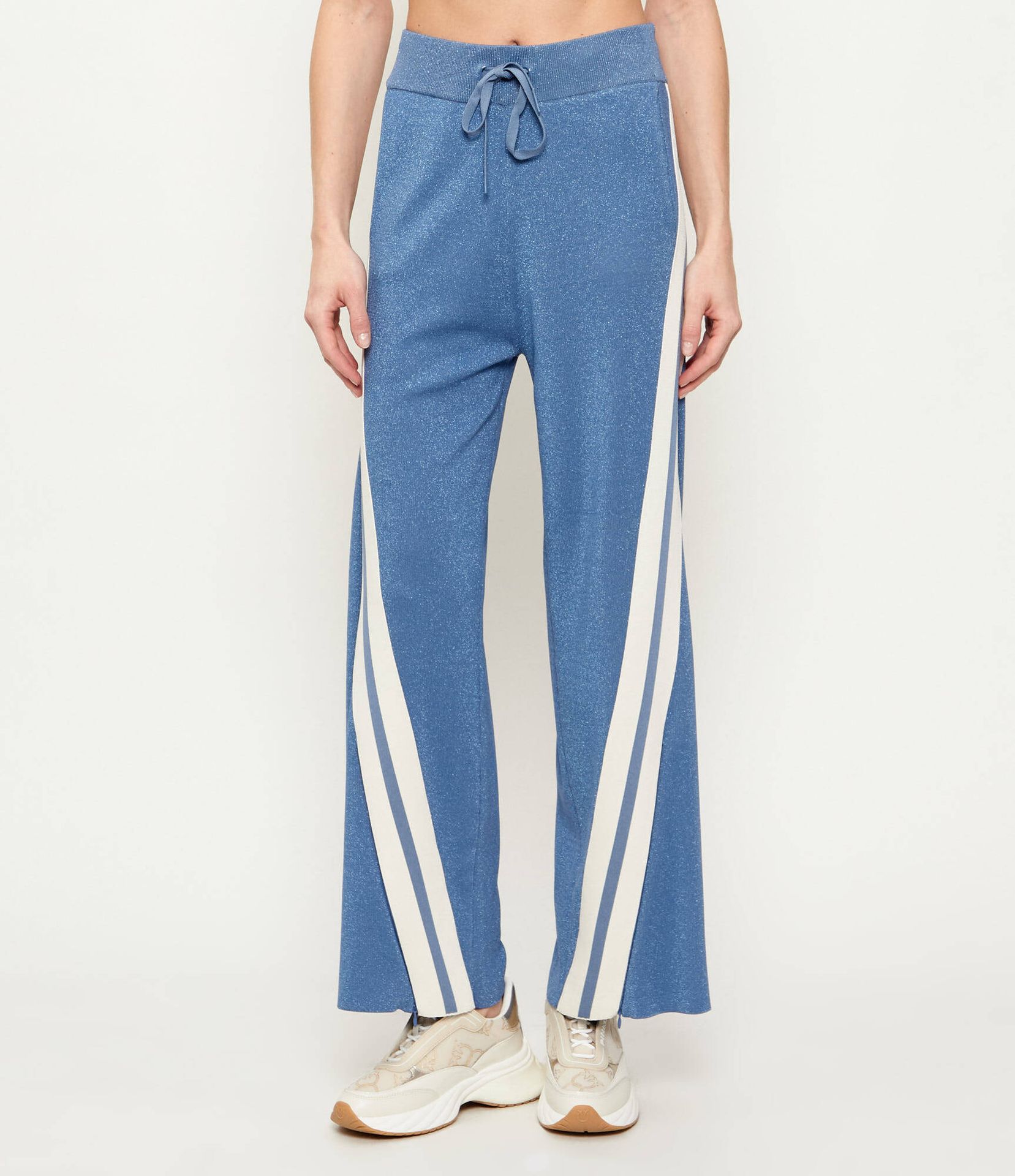 Pinko Spodnie dzianinowe TORMENTA Relaxed fit