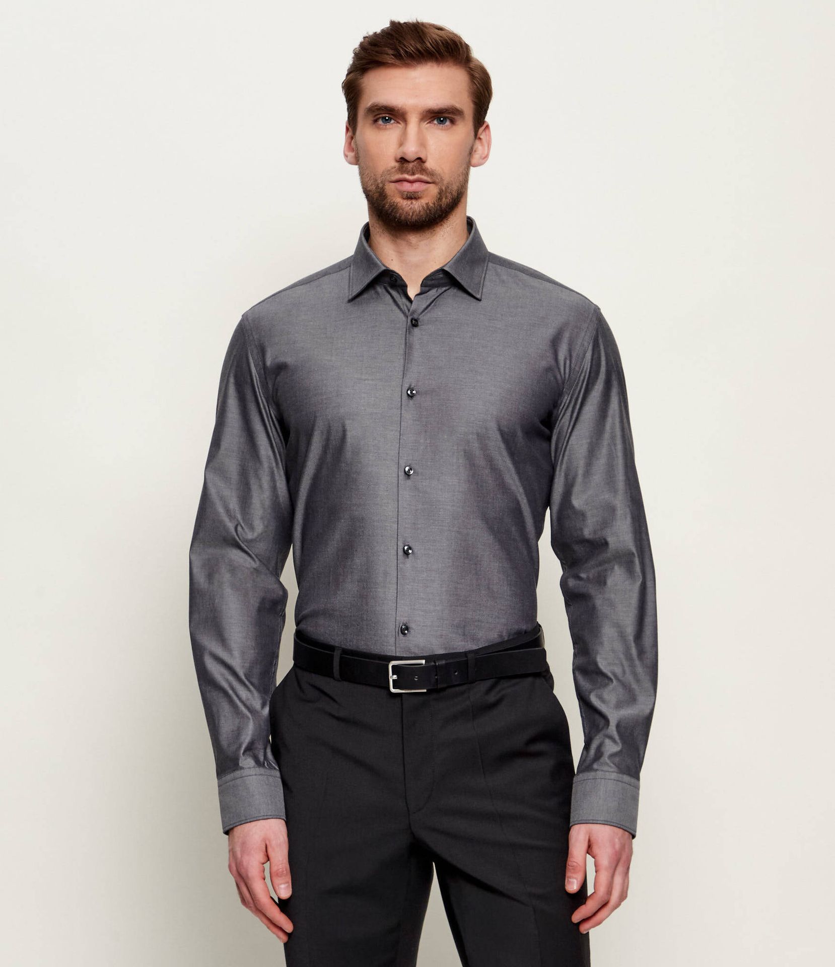 HUGO Koszula Kenno Slim Fit