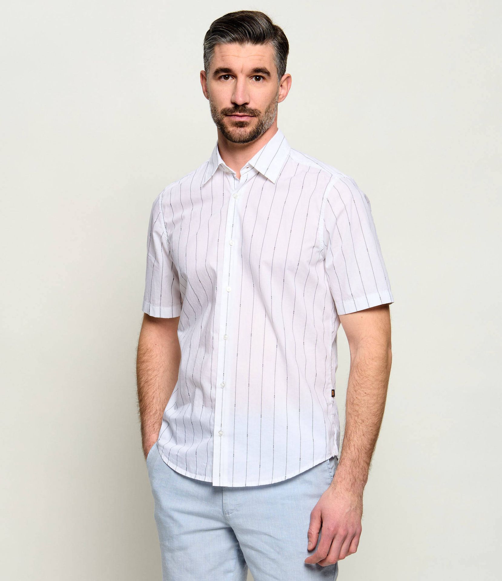 BOSS ORANGE Koszula Rash_2_M Regular Fit