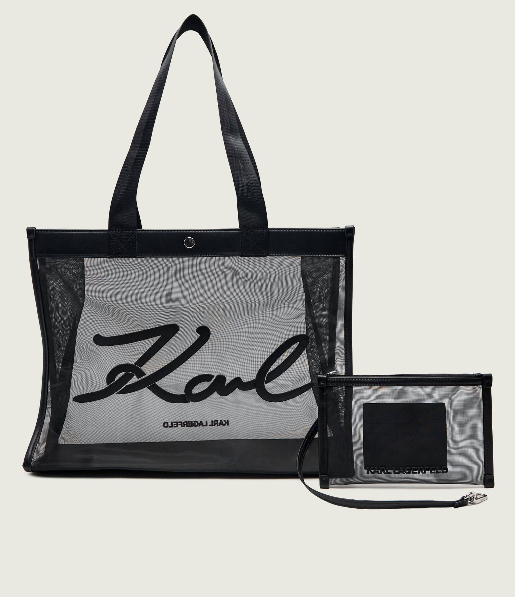 Karl Lagerfeld Jeans Torba plażowa + saszetka K/Signature