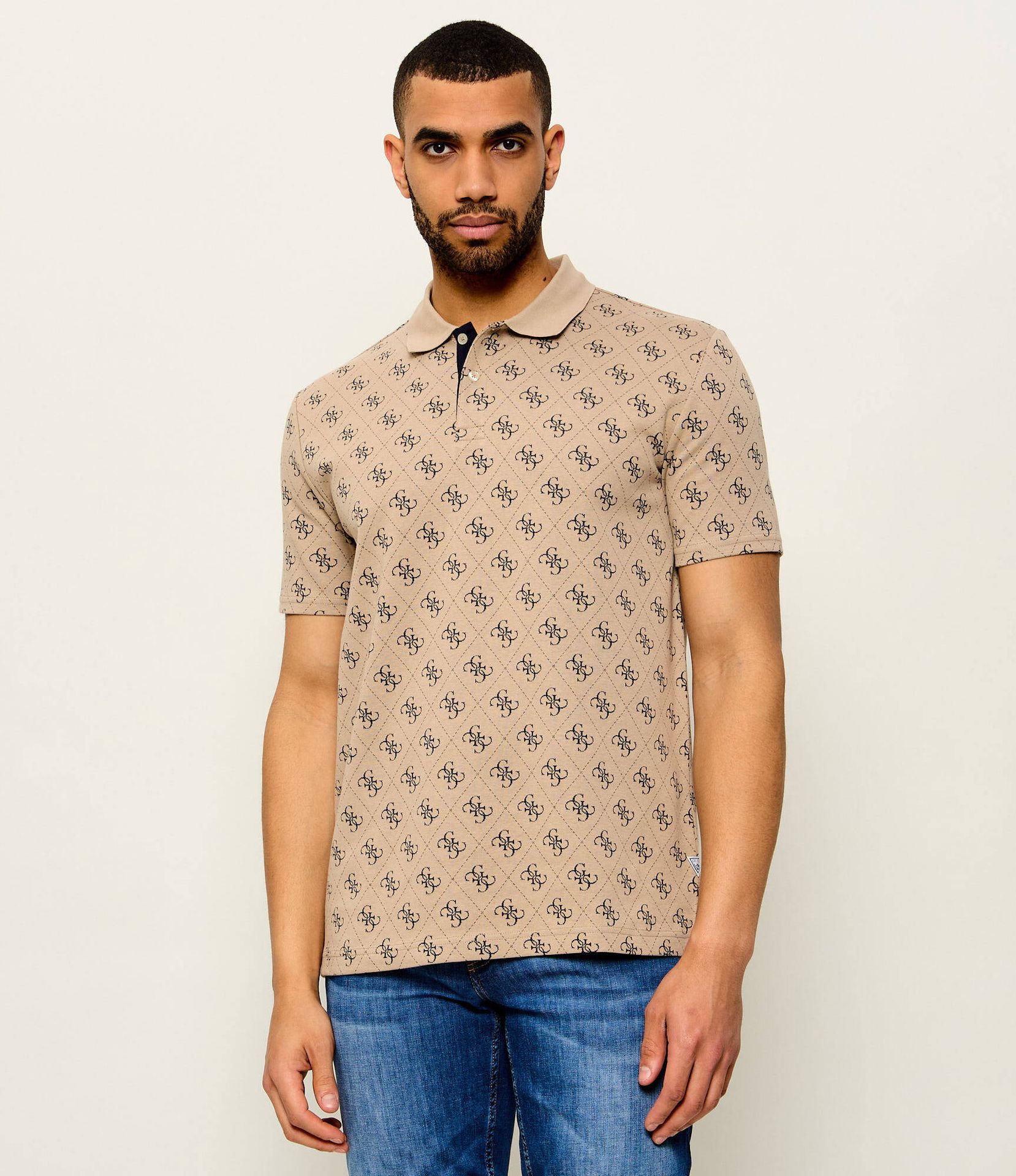 GUESS Polo ALL OVER 4G Regular Fit