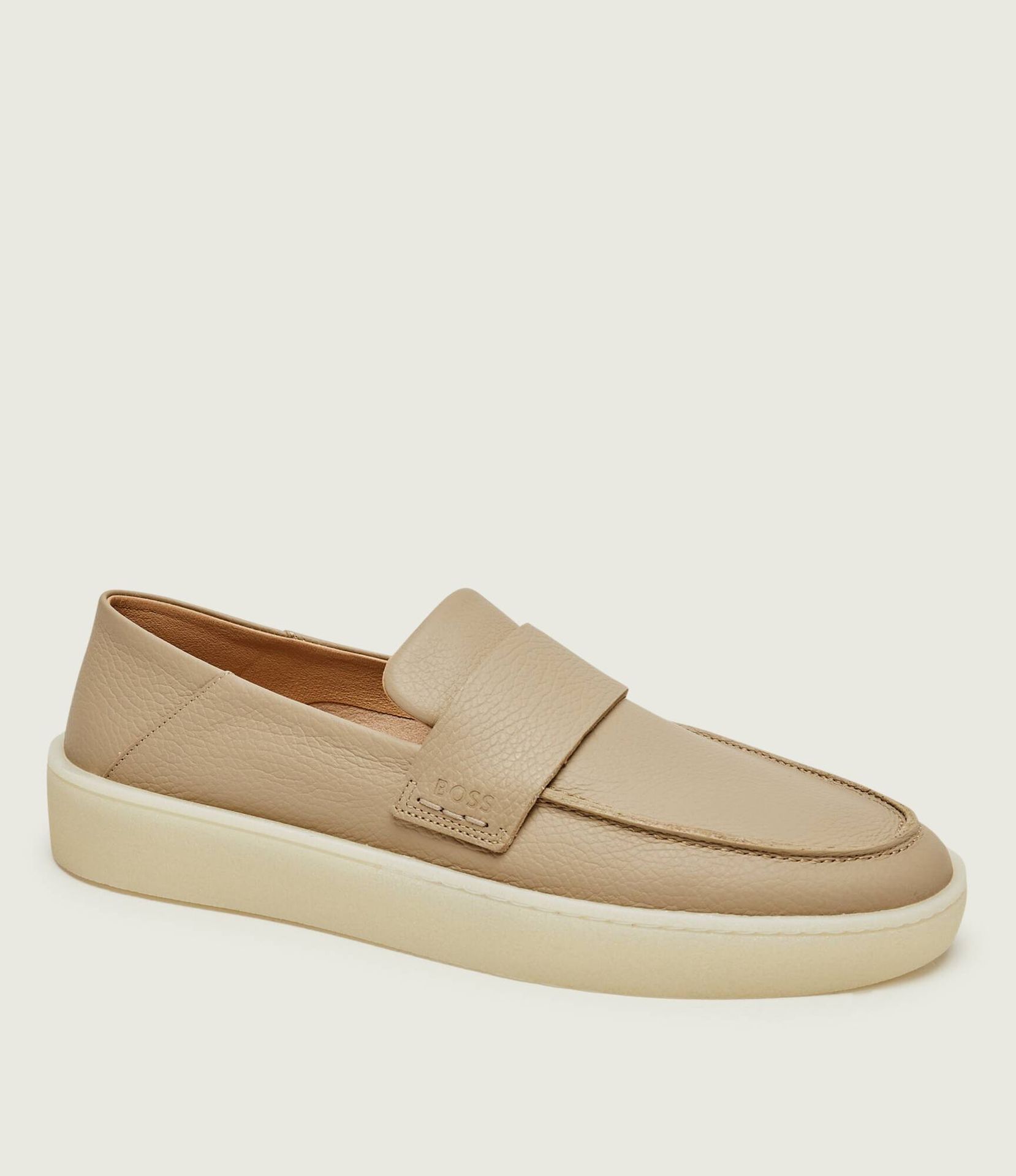 BOSS BLACK Skórzane loafersy Randal_Loaf_tb