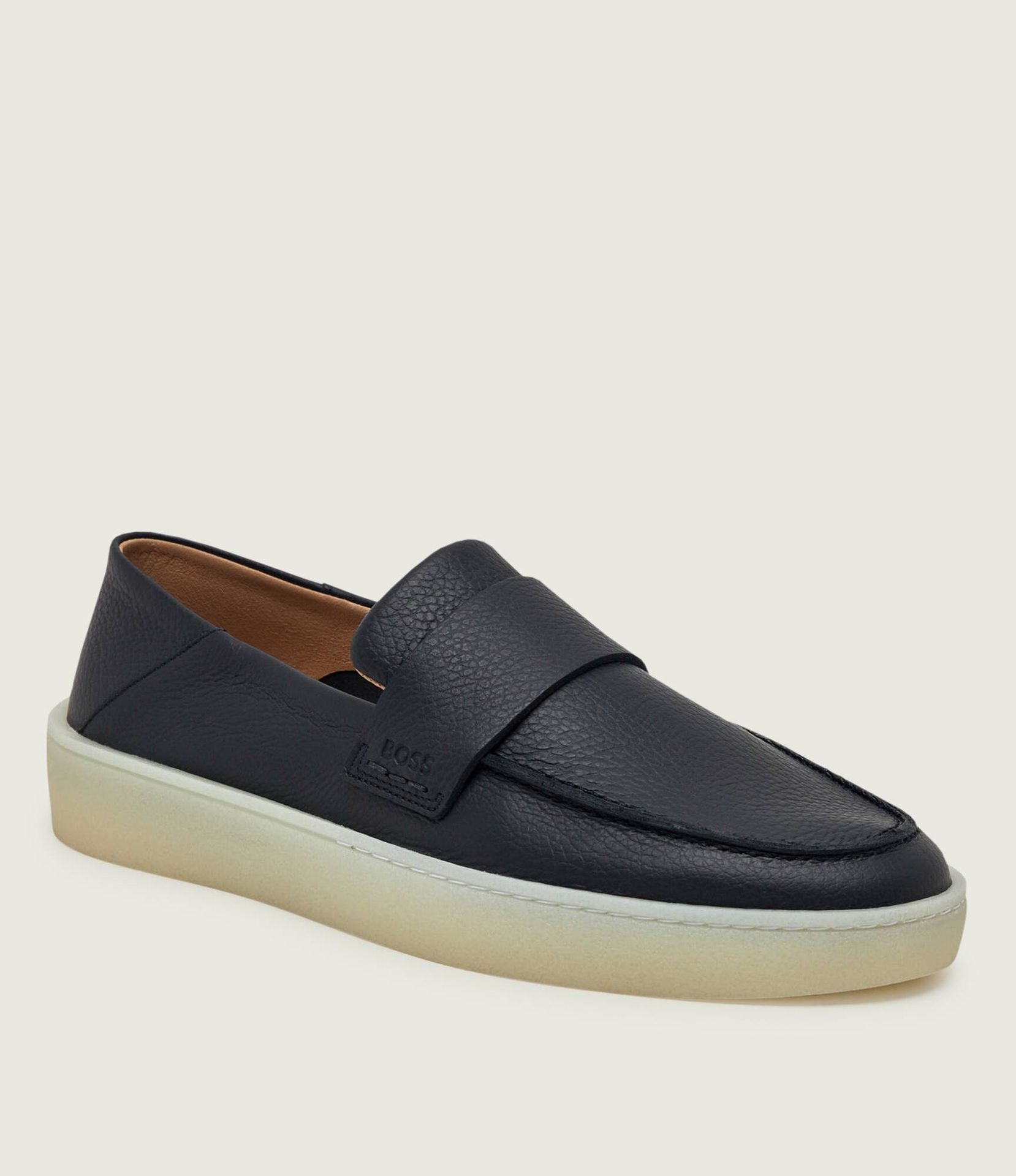 BOSS BLACK Skórzane loafersy Randal_Loaf_tb