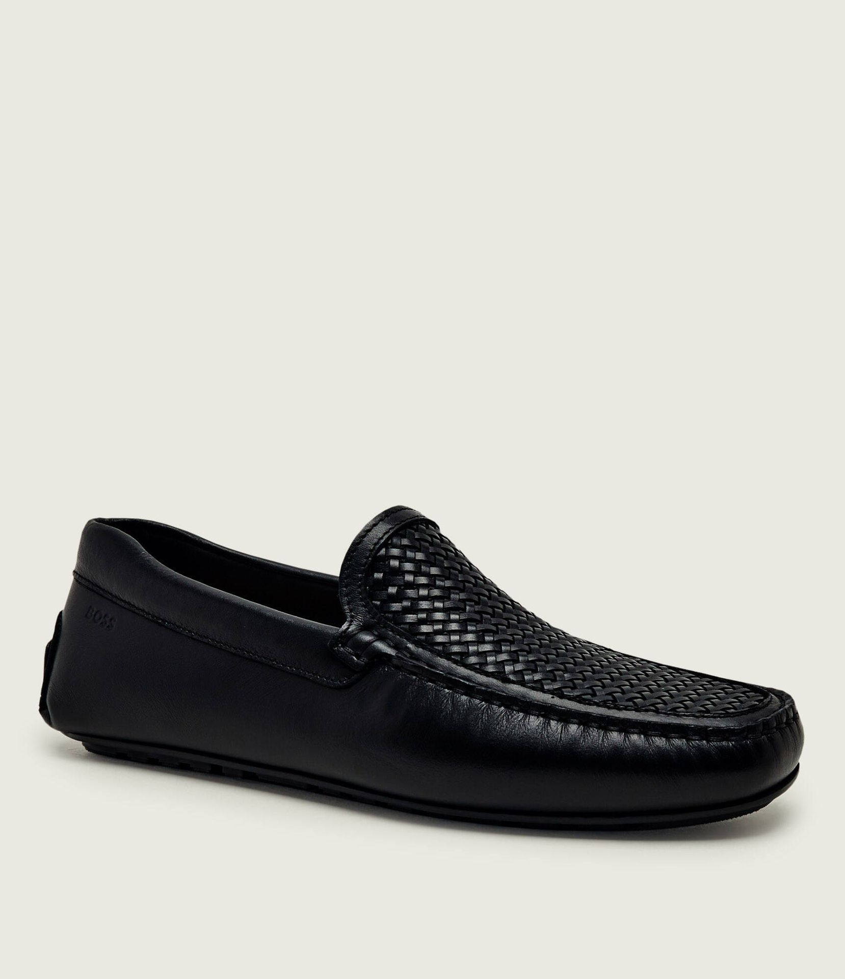 BOSS BLACK Skórzane mokasyny Noel_Mocc_ltwvr