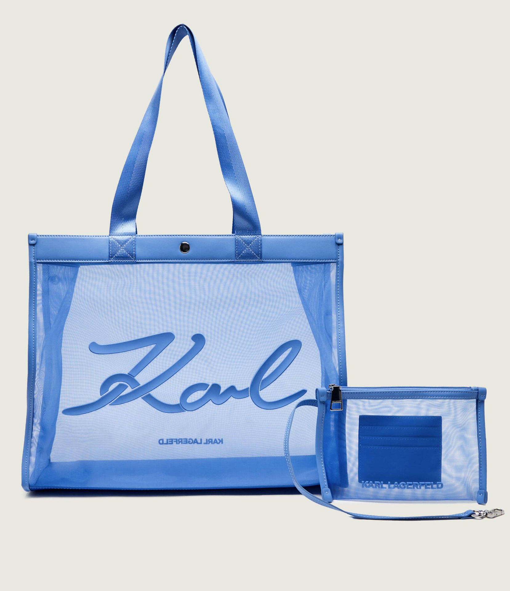 Karl Lagerfeld Jeans Torba plażowa + saszetka K/Signature