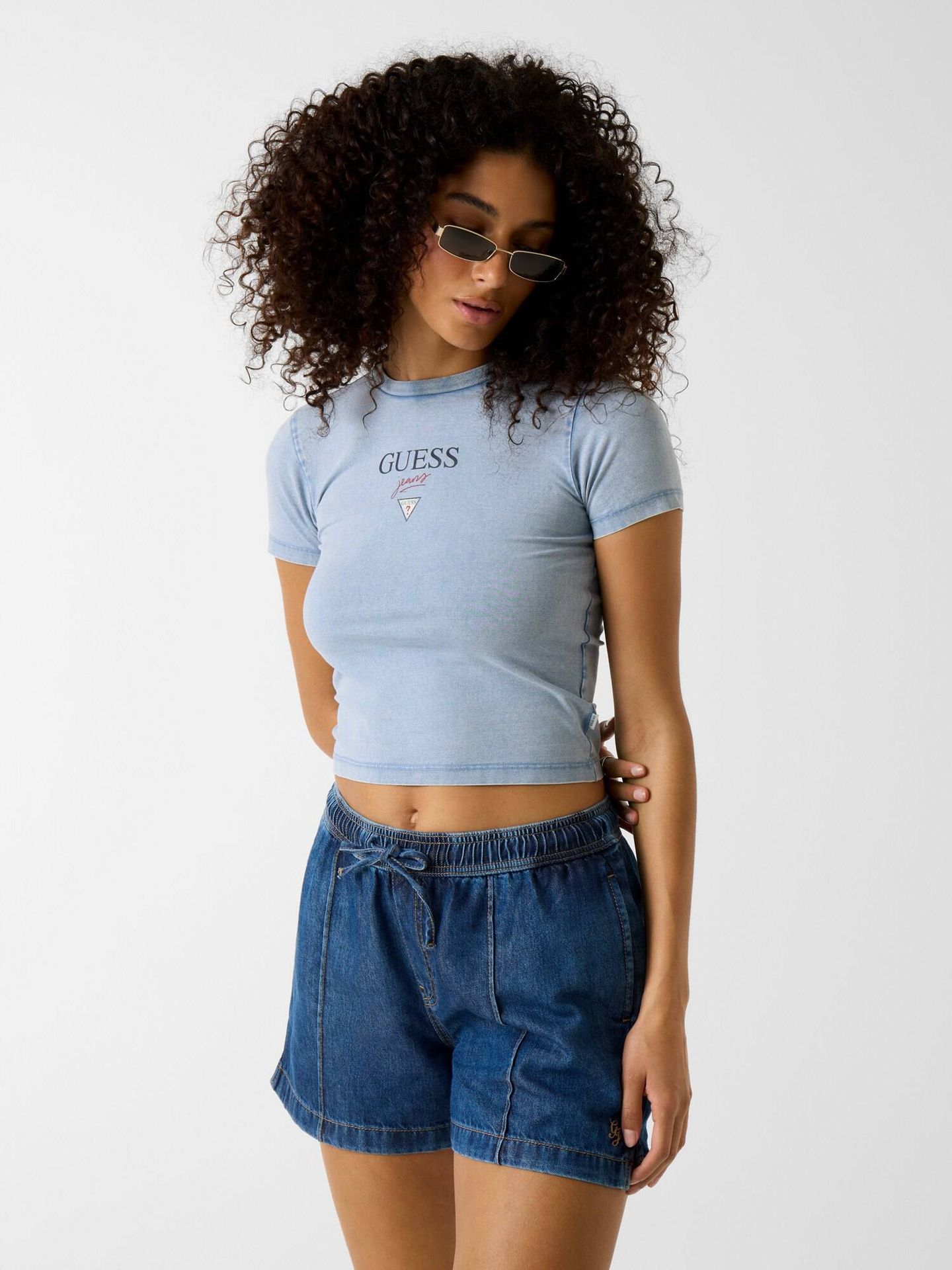 Guess Jeans T-shirt BABY BAKER Cropped Fit
