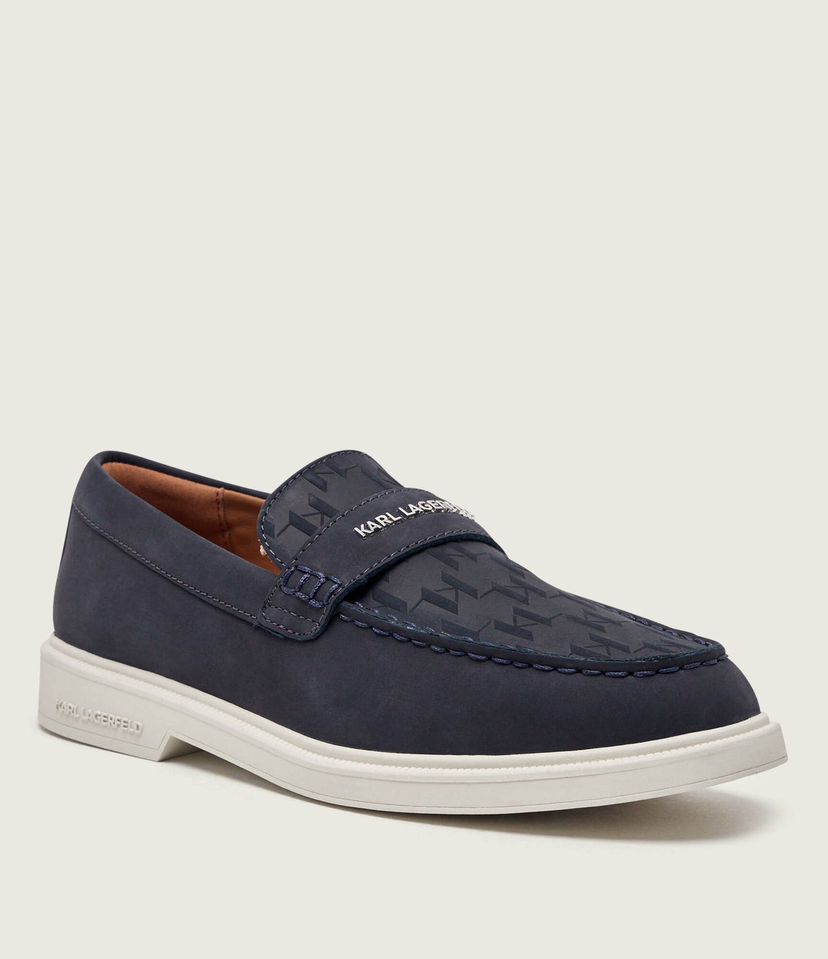 Karl Lagerfeld Skórzane loafersy KORI