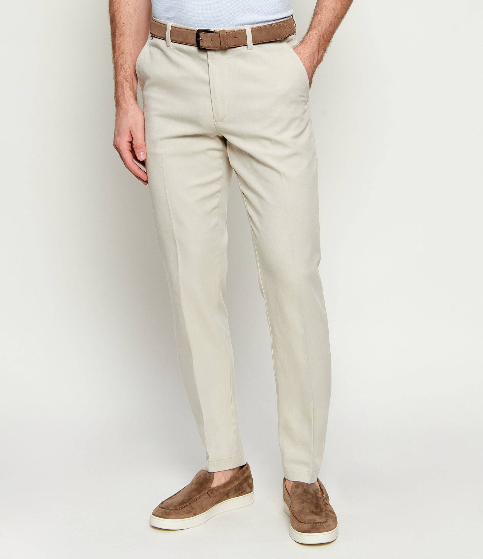 BOSS BLACK Spodnie chino H-Kaiton1 Slim Fit