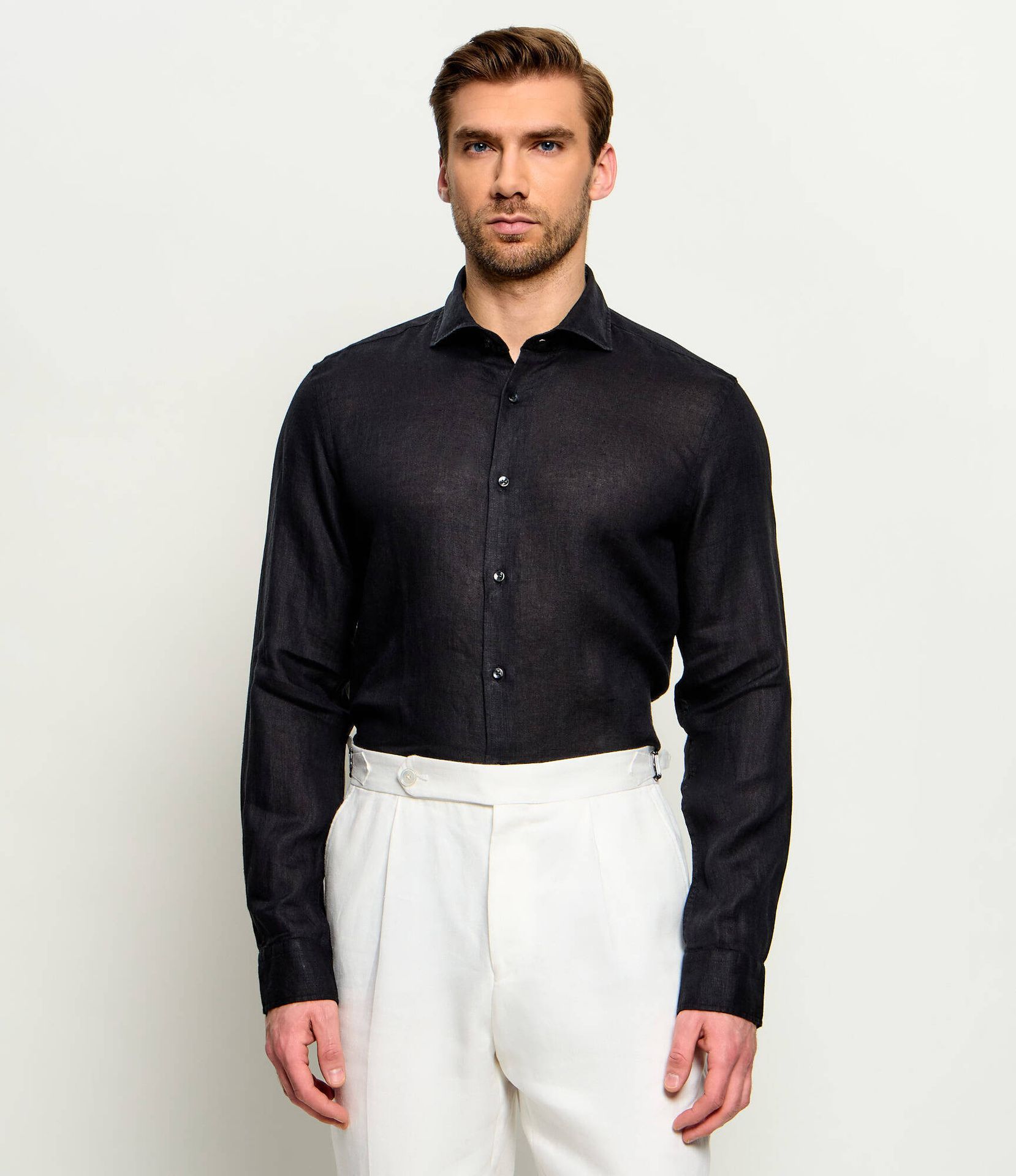 Joop! Lniana koszula Pai Slim Fit