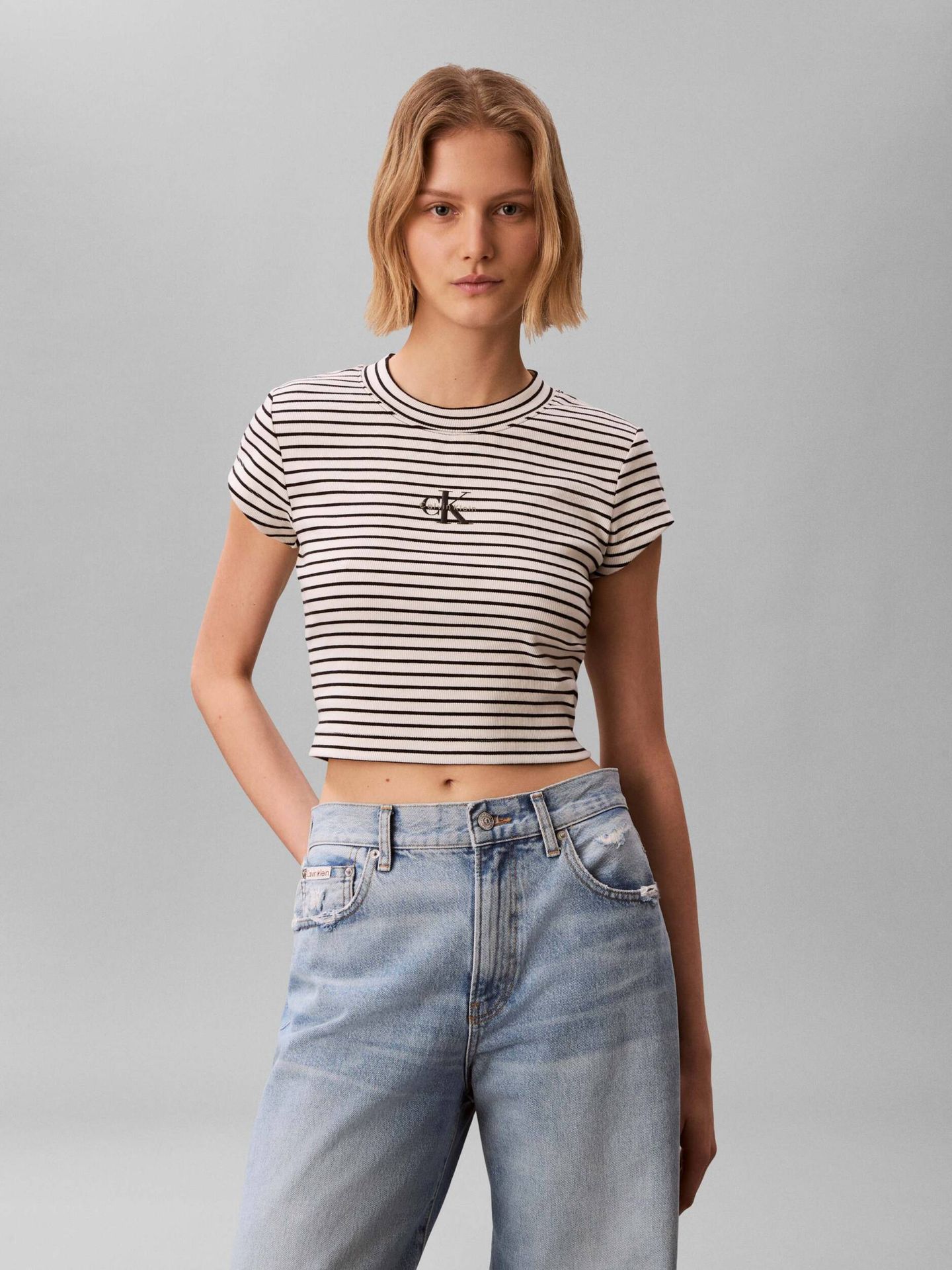 Calvin Klein Jeans T-shirt BABY Cropped Fit