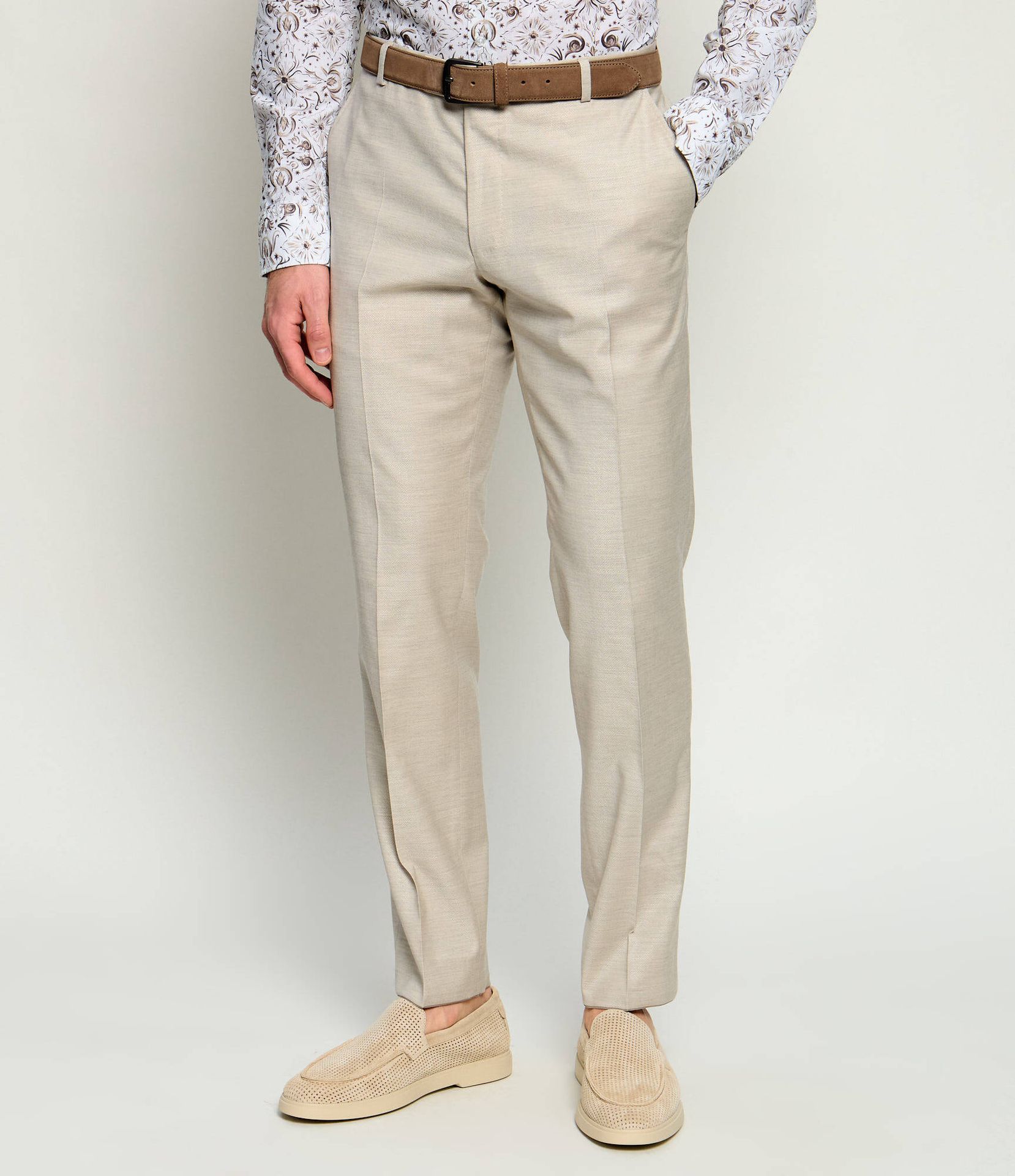Joop! Wełniane spodnie Blayr Slim Fit