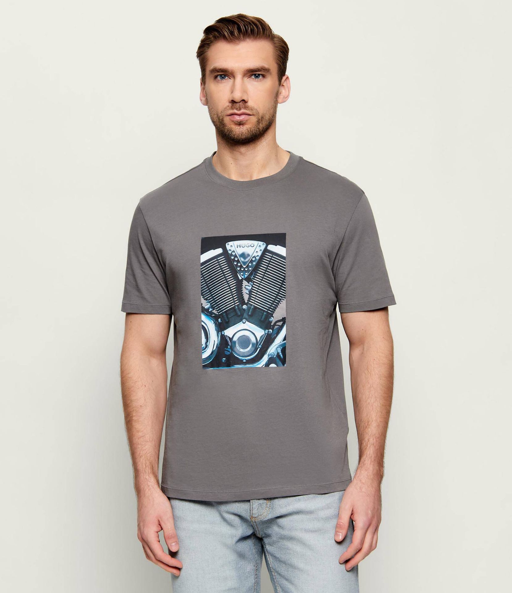 HUGO T-shirt Dostino Regular Fit