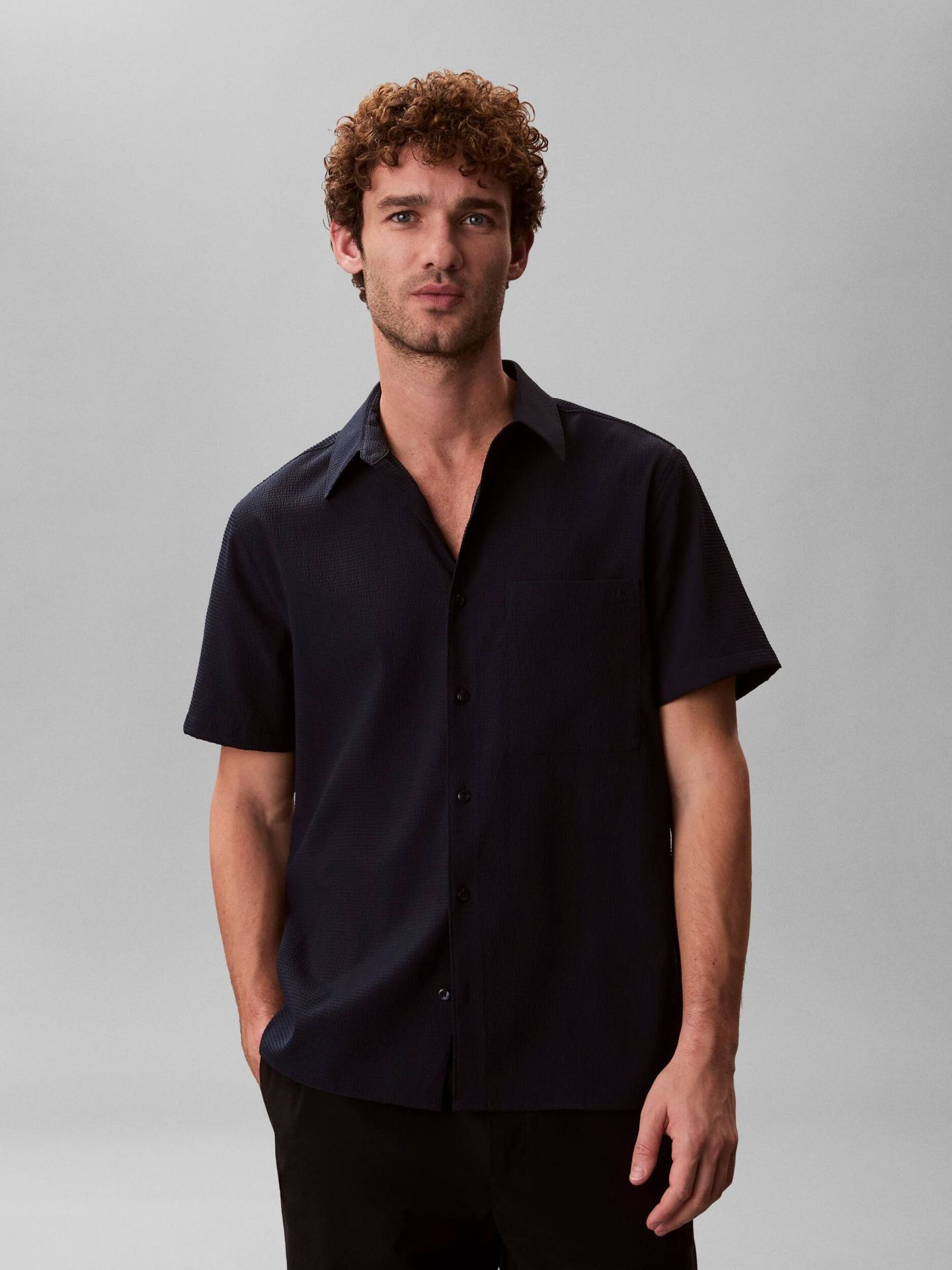 Calvin Klein Koszula Classic fit stretch