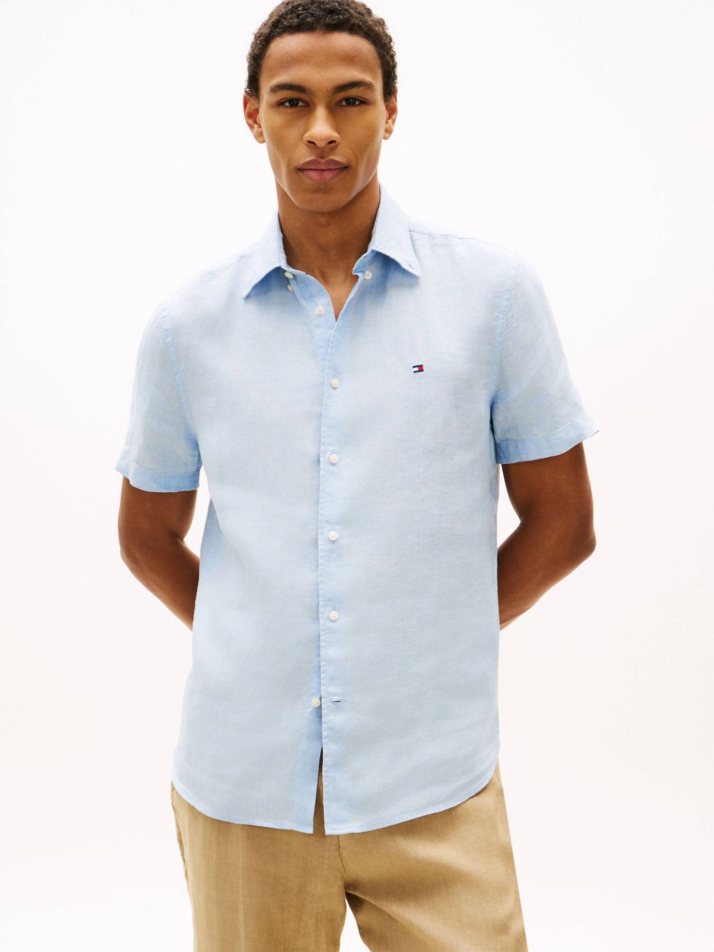 Tommy Hilfiger Lniana koszula Regular Fit