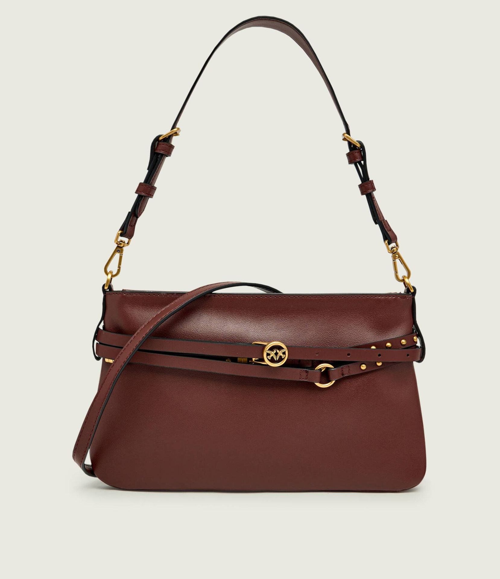 Pinko Skórzana torebka na ramię BELT BAG MINI