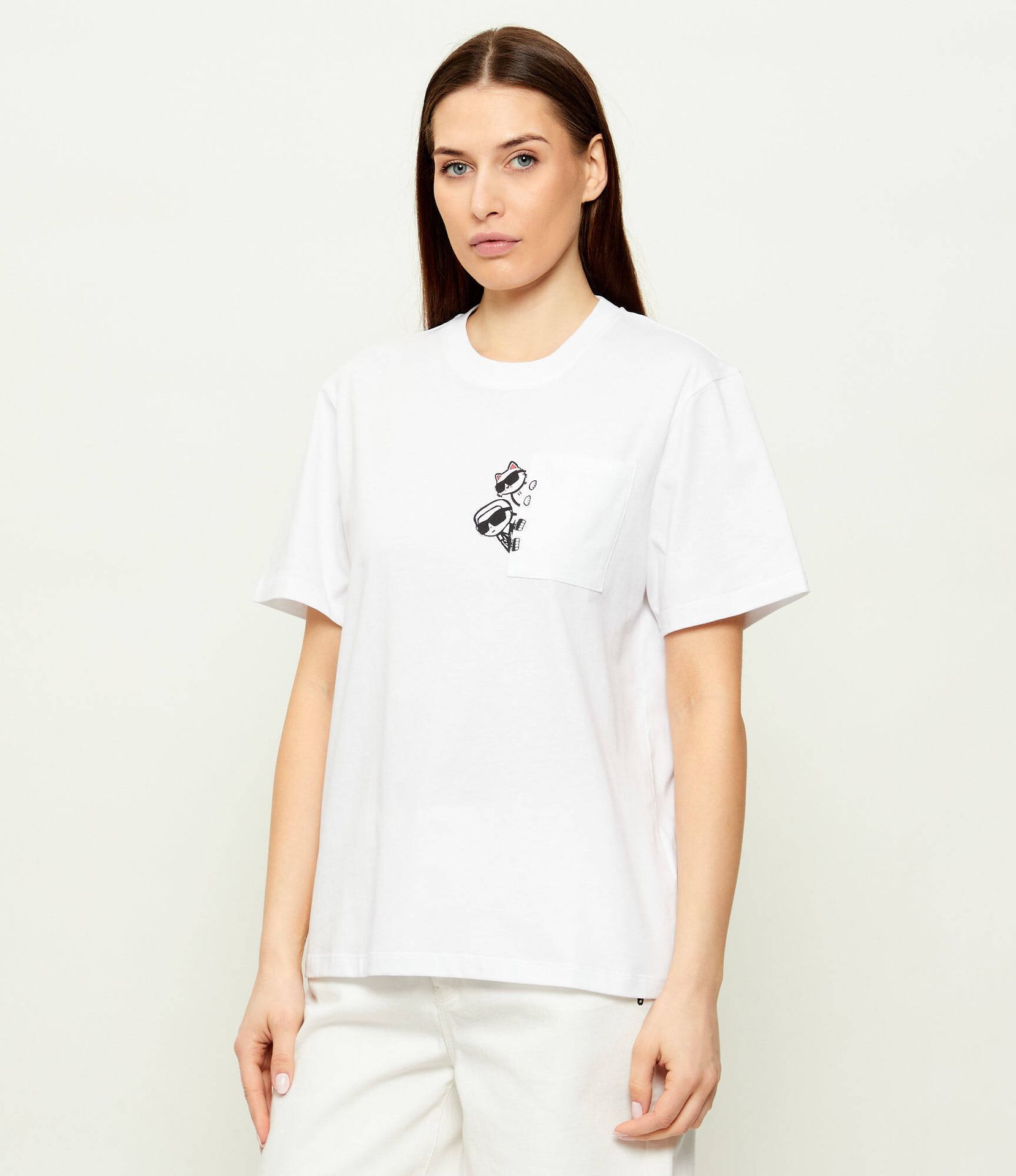 Karl Lagerfeld T-shirt Ikon Peek A Boo Relaxed fit
