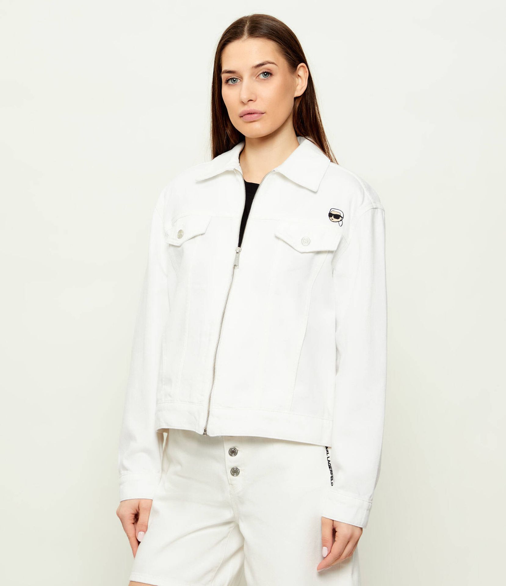 Karl Lagerfeld Kurtka jeansowa ikon Regular Fit