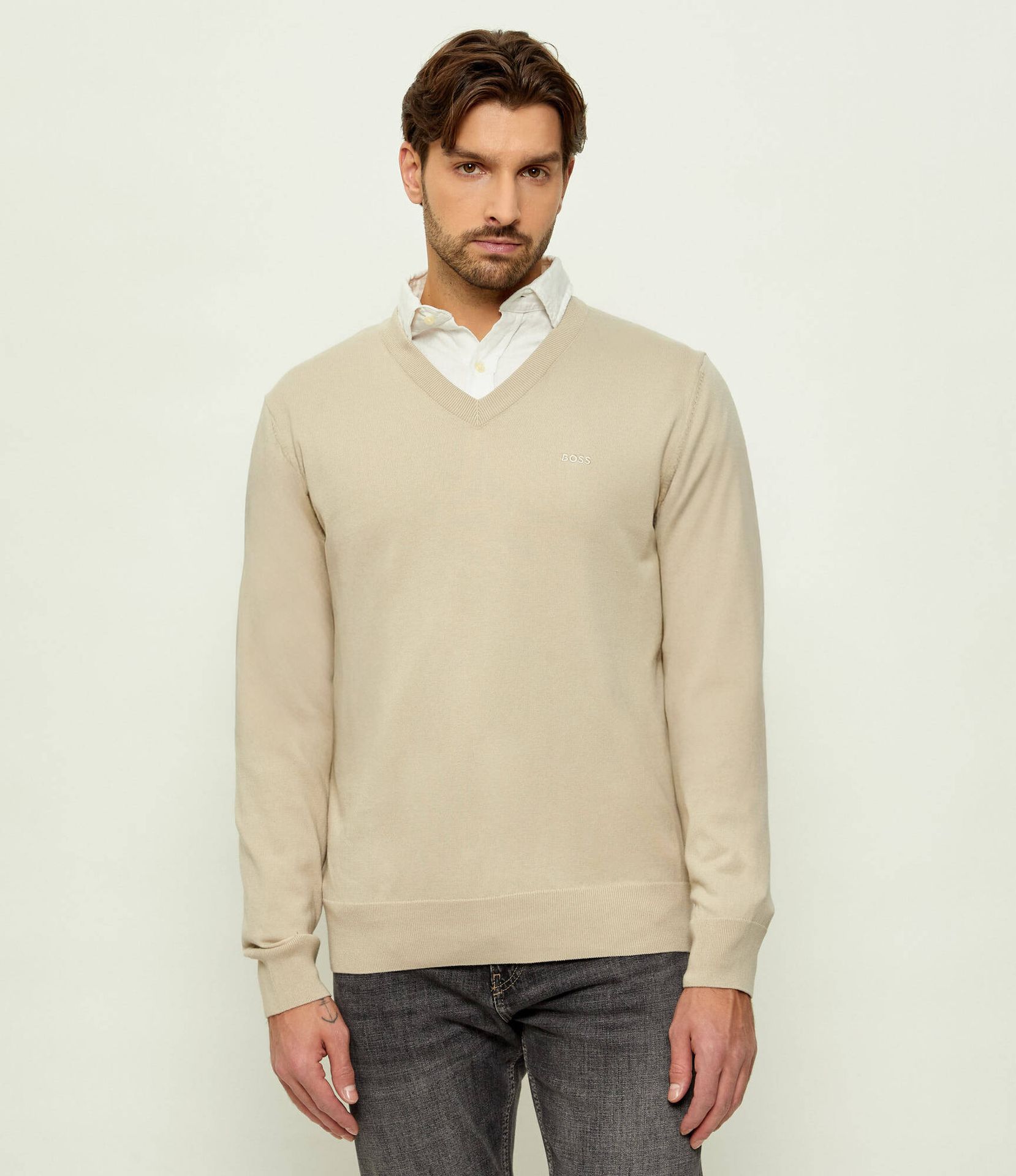 BOSS BLACK Sweter Upacello-L Regular Fit