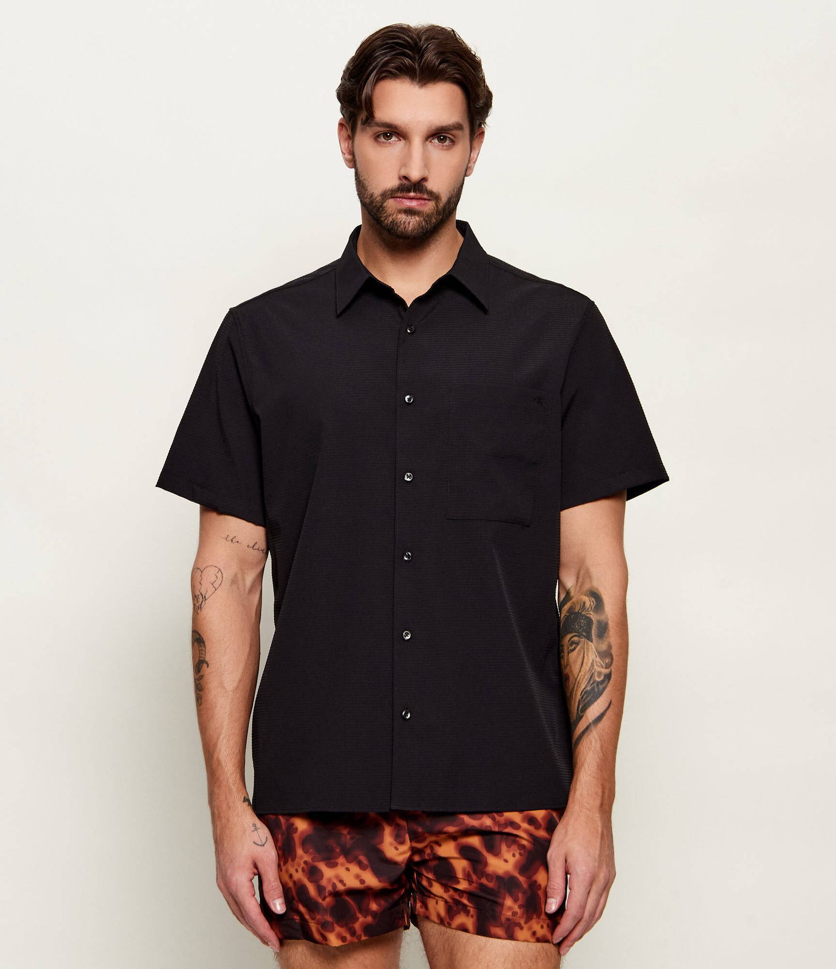 Calvin Klein Koszula Classic fit stretch