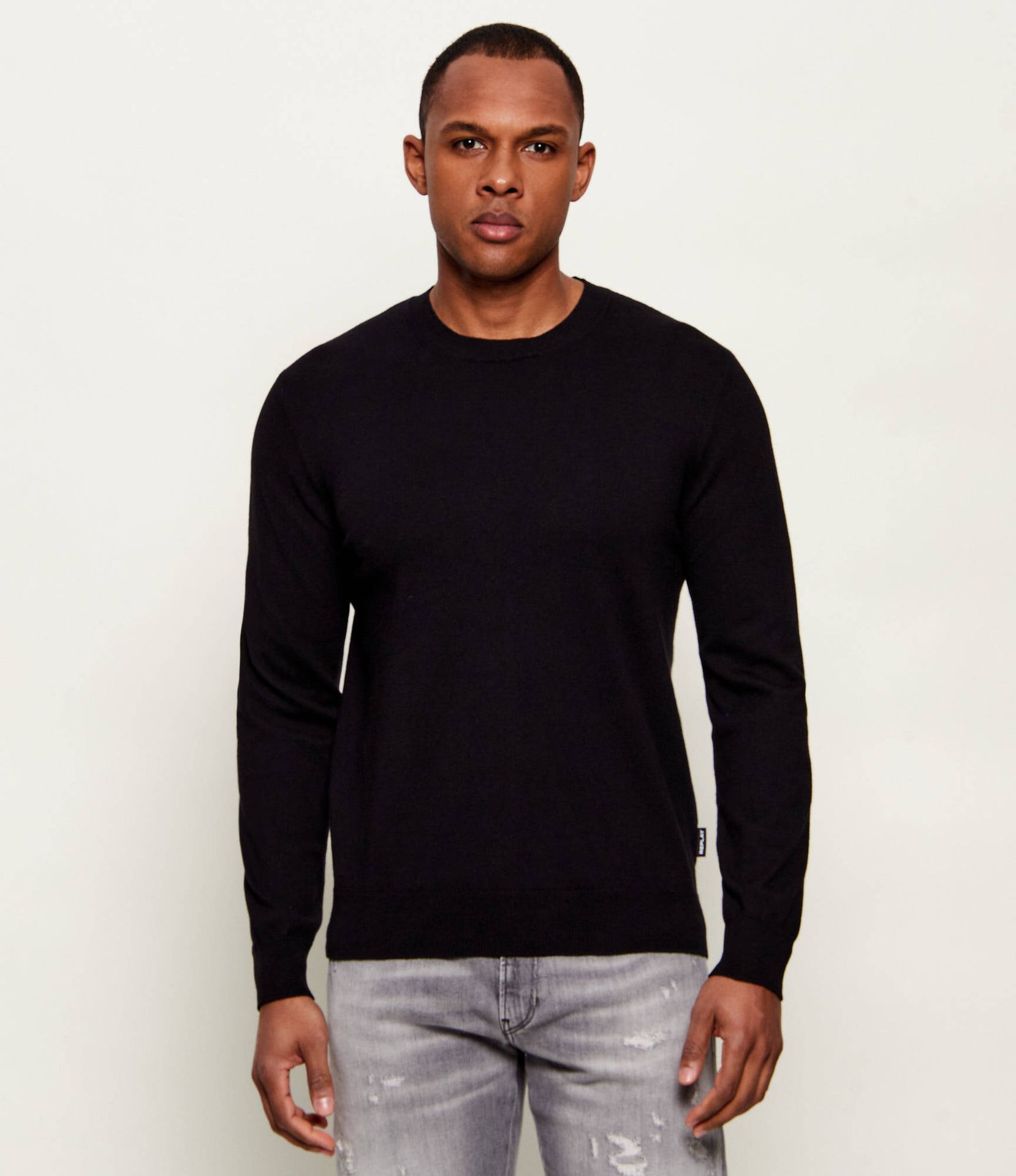 Replay Sweter Regular Fit z dodatkiem kaszmiru