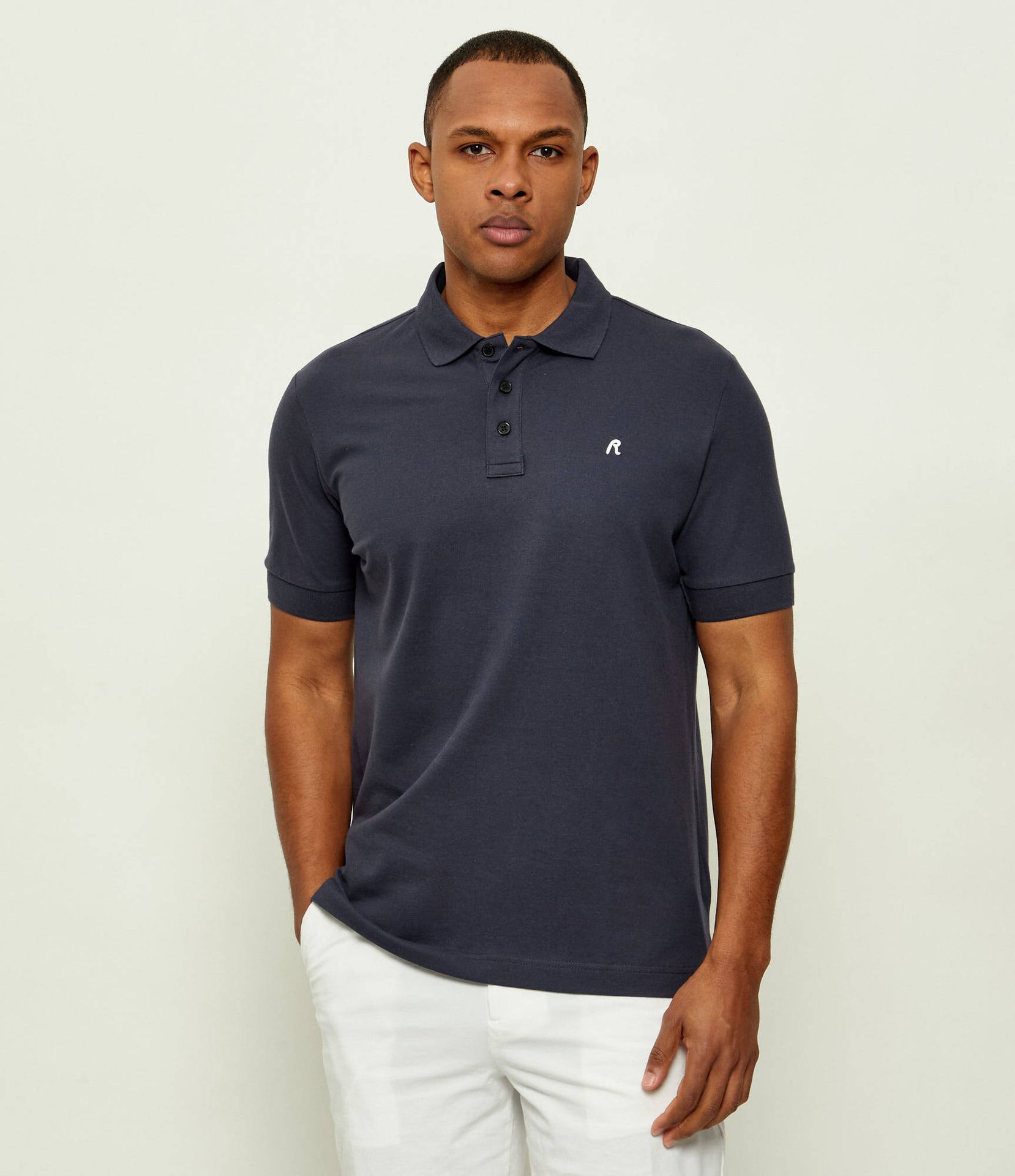 Replay Polo Regular Fit stretch pique