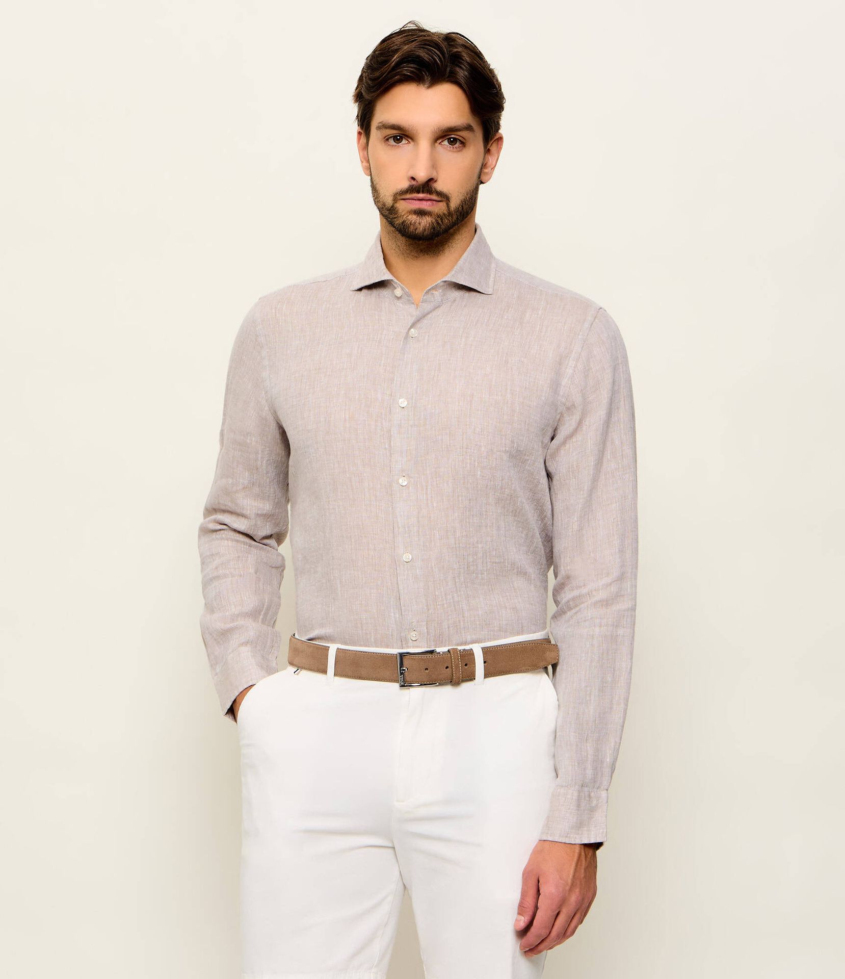 Joop! Lniana koszula Pai Slim Fit