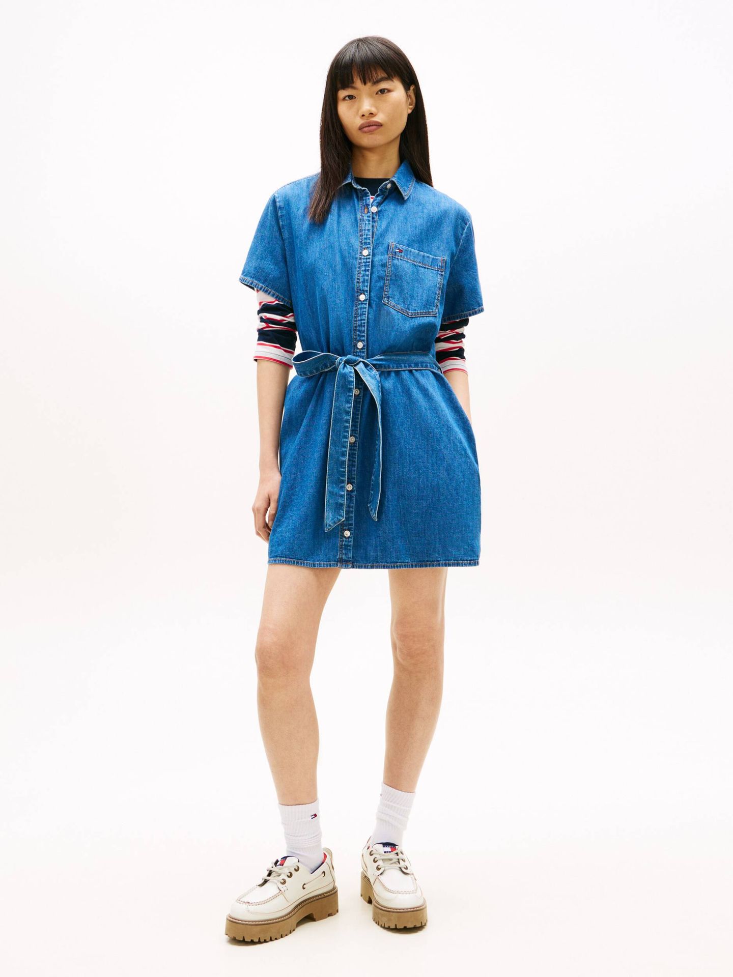Tommy Jeans Jeansowa sukienka